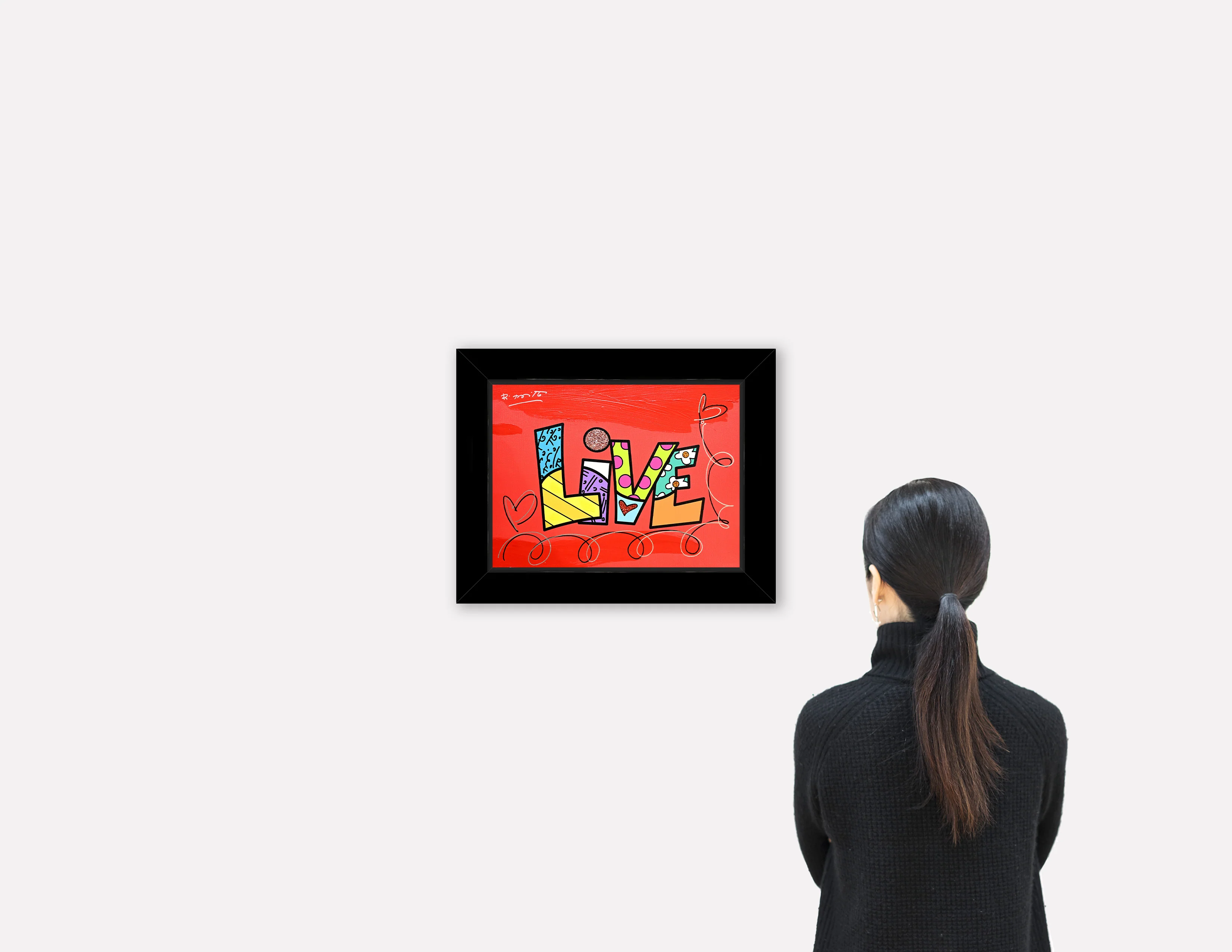 Live (Word) - Mixed Media Original - Image 3