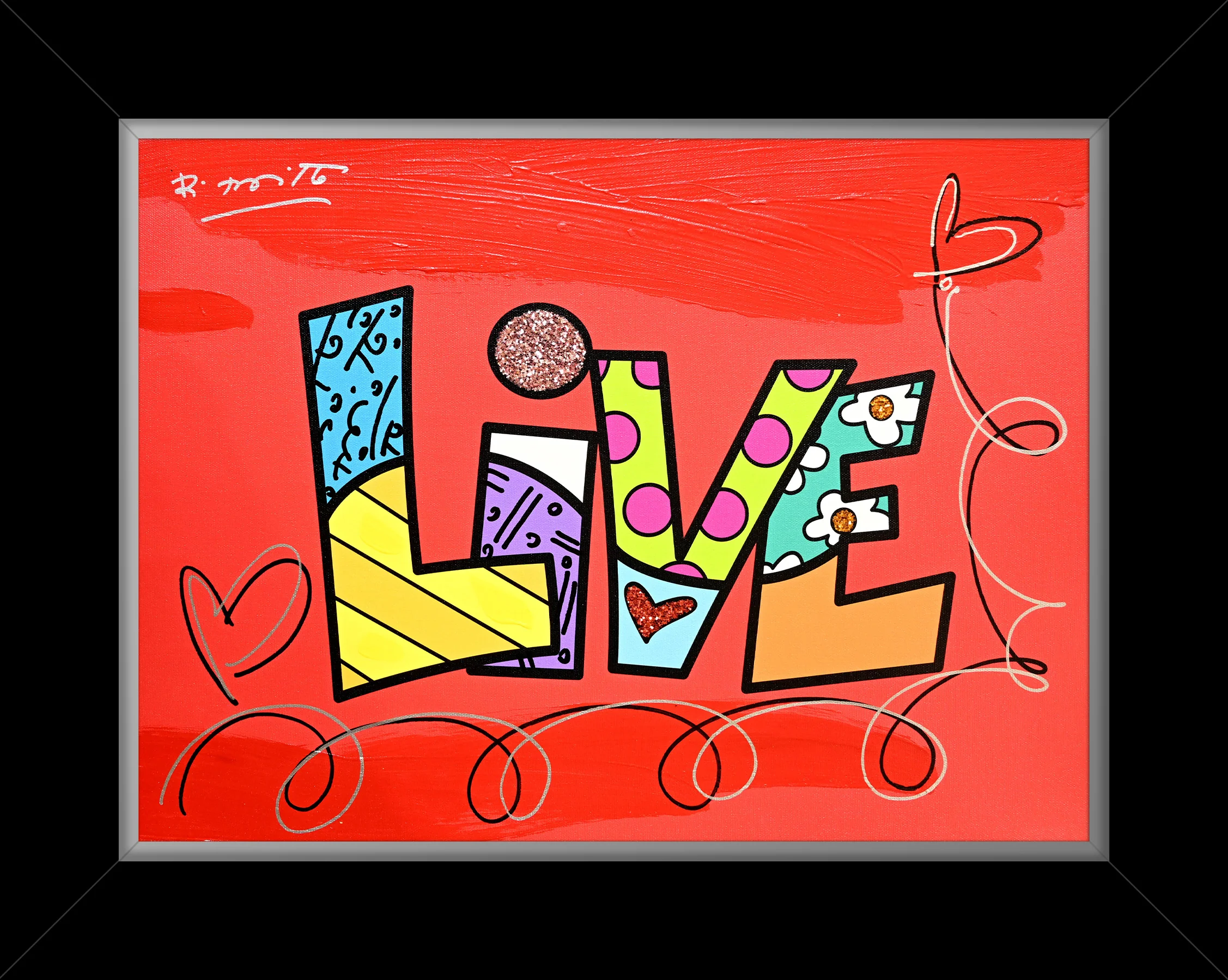 Live (Word) - Mixed Media Original - Image 5