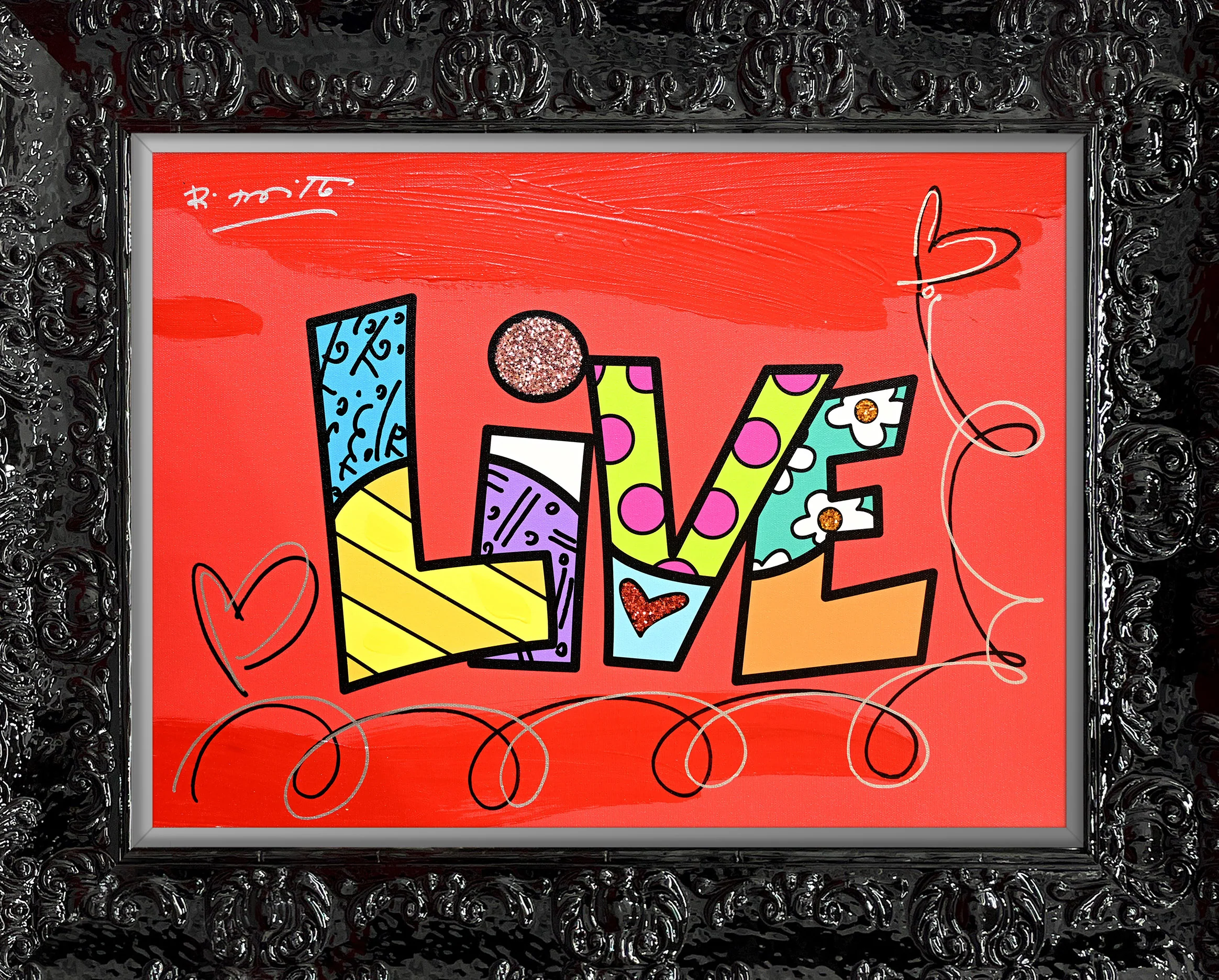 Live (Word) - Mixed Media Original - Image 7