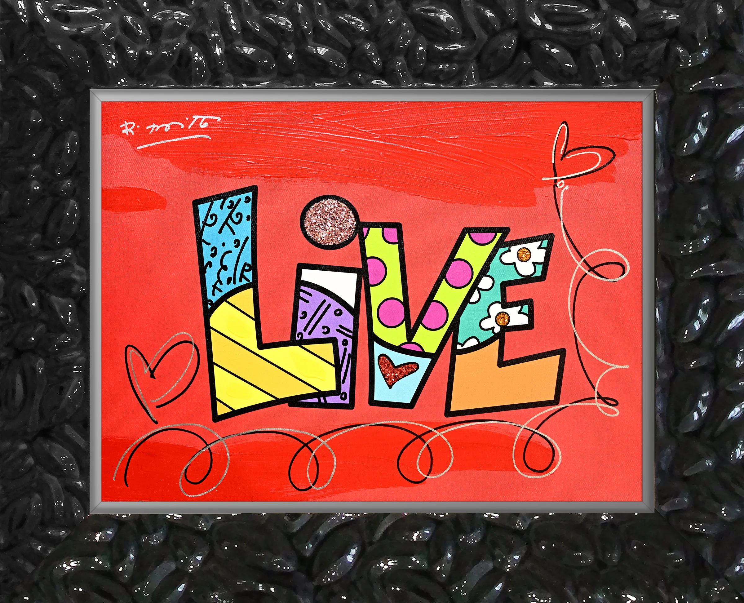Live (Word) - Mixed Media Original - Image 9
