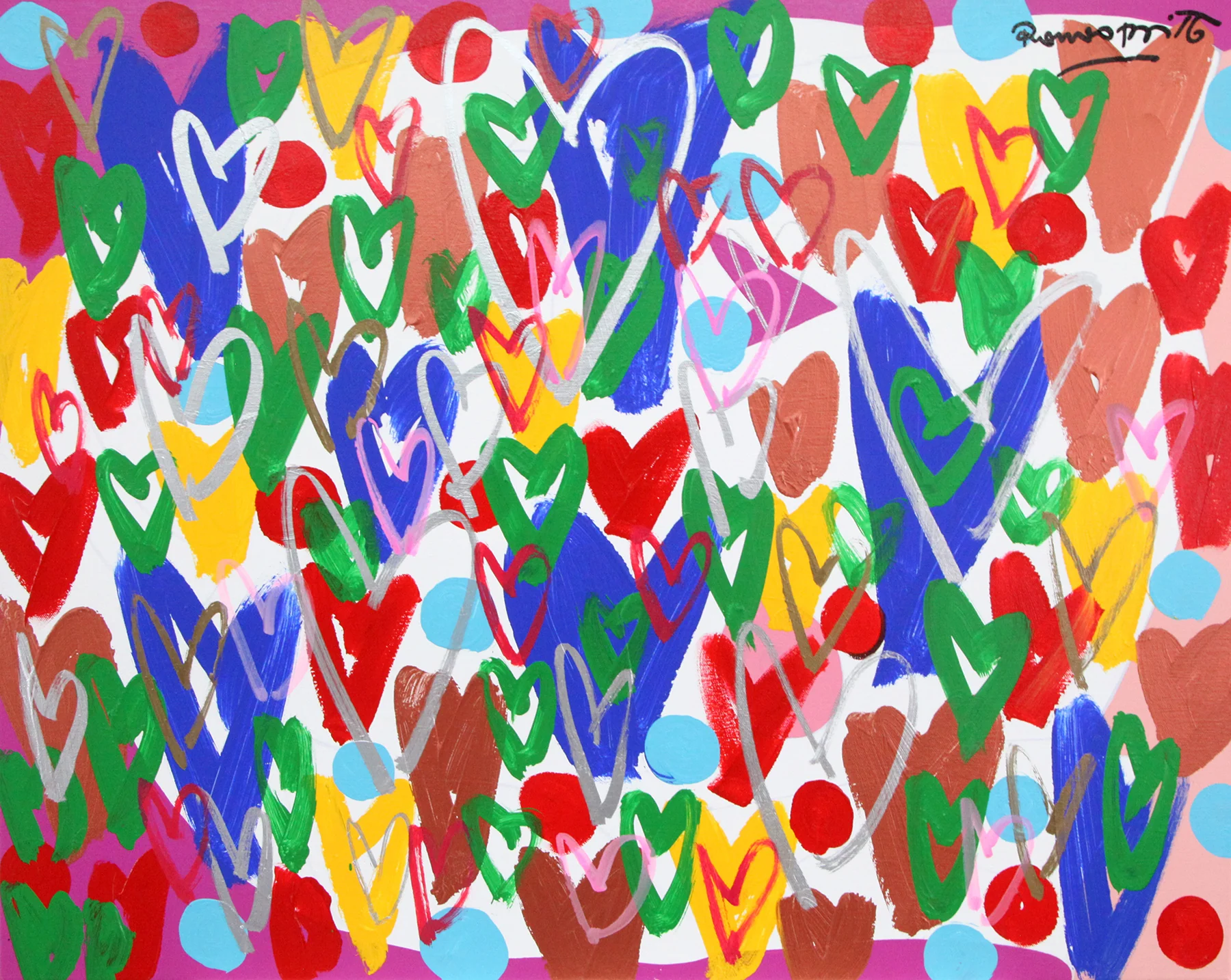 LOTS OF LOVE -  Original Painting
