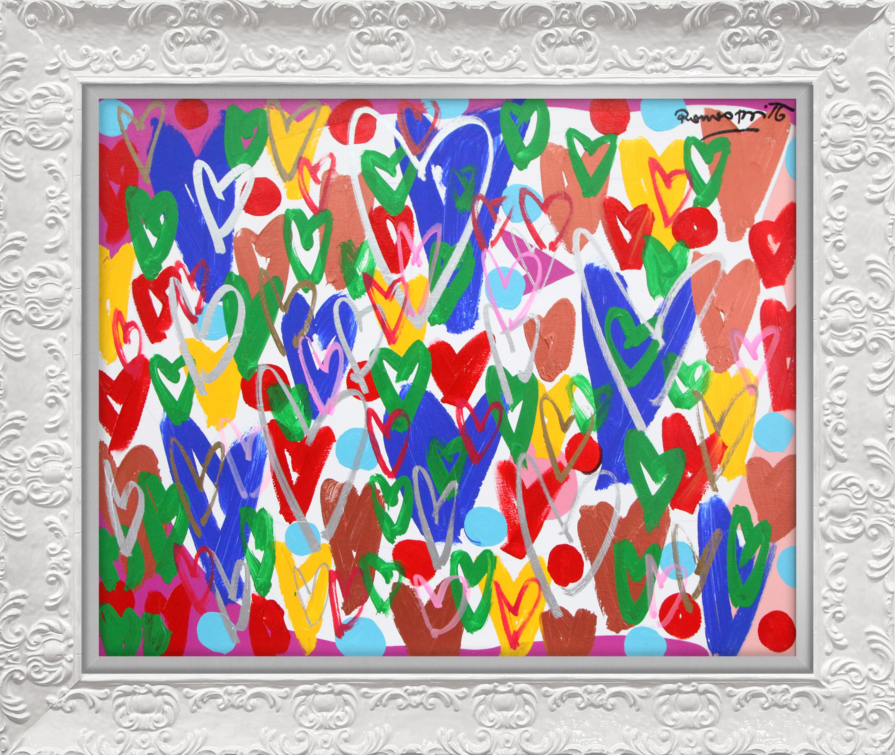 LOTS OF LOVE -  Original Painting - Image 15