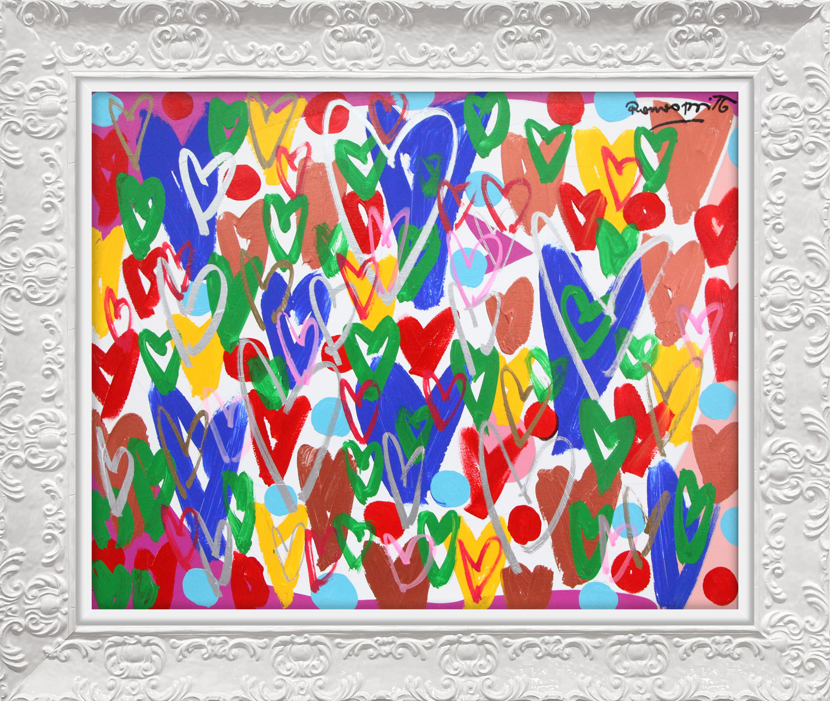 LOTS OF LOVE -  Original Painting - Image 16