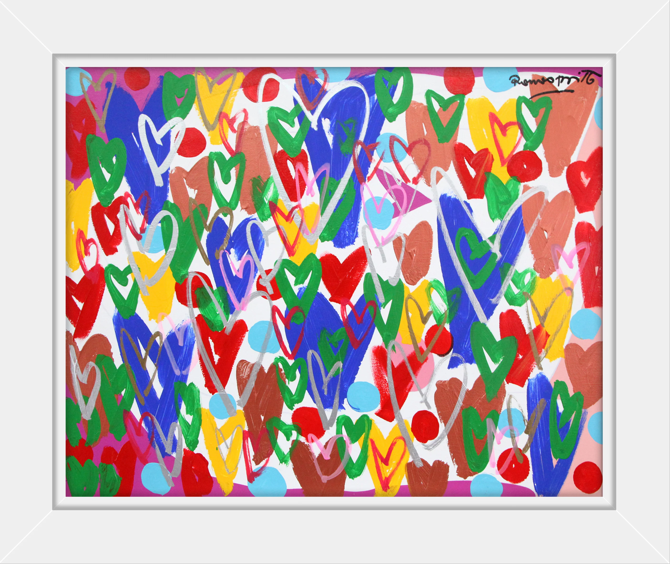 LOTS OF LOVE -  Original Painting - Image 2