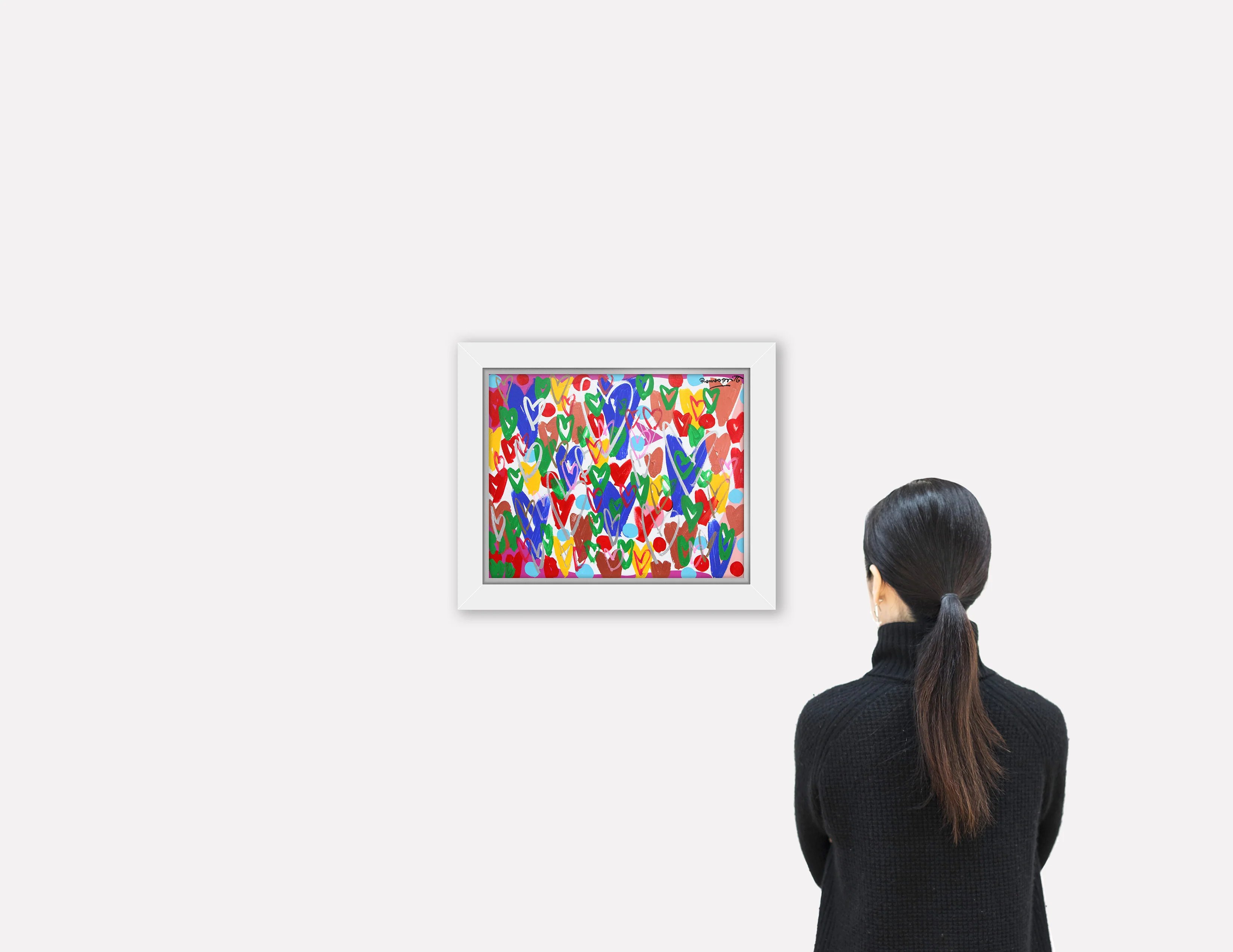 LOTS OF LOVE -  Original Painting - Image 4