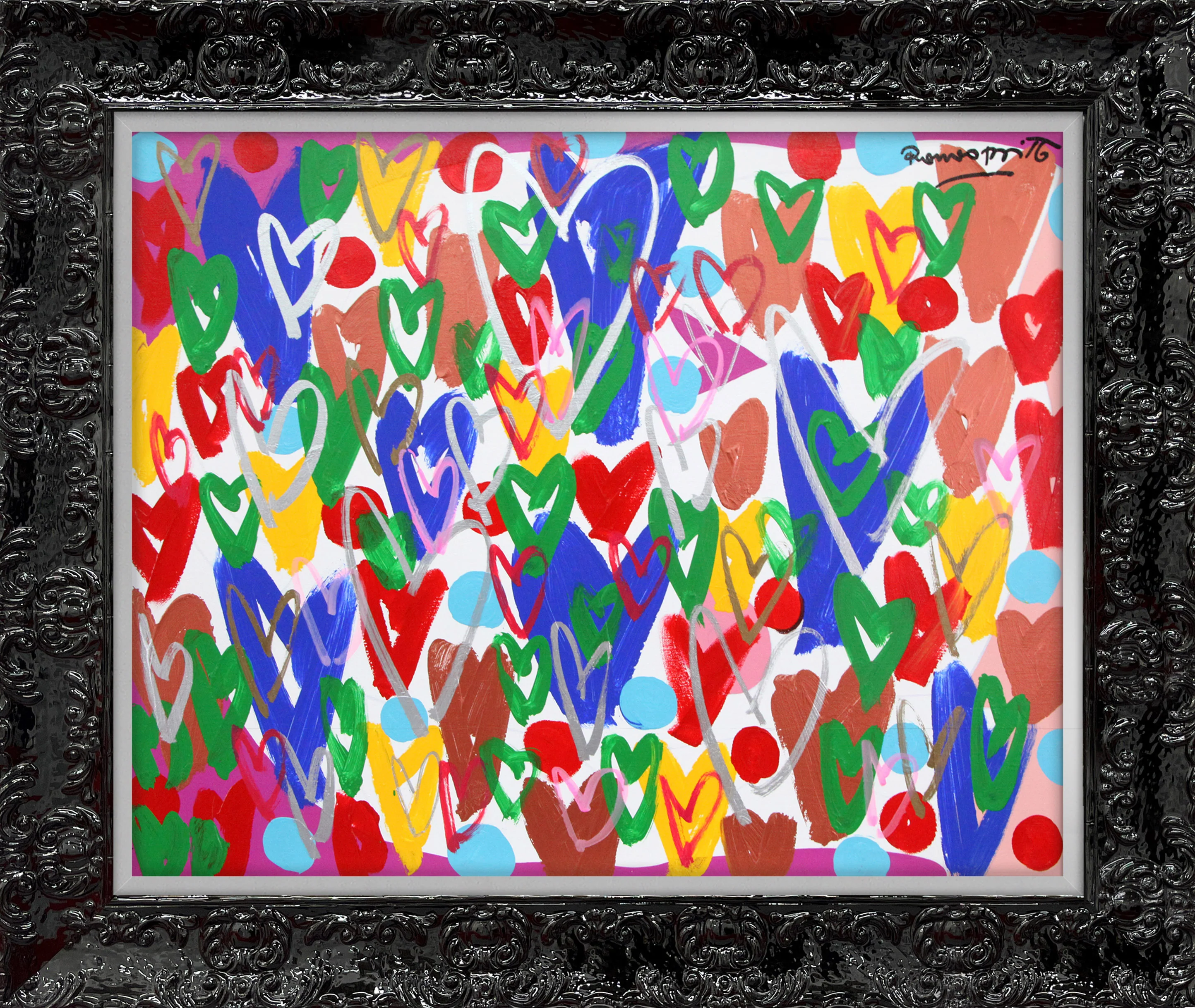 LOTS OF LOVE -  Original Painting - Image 8