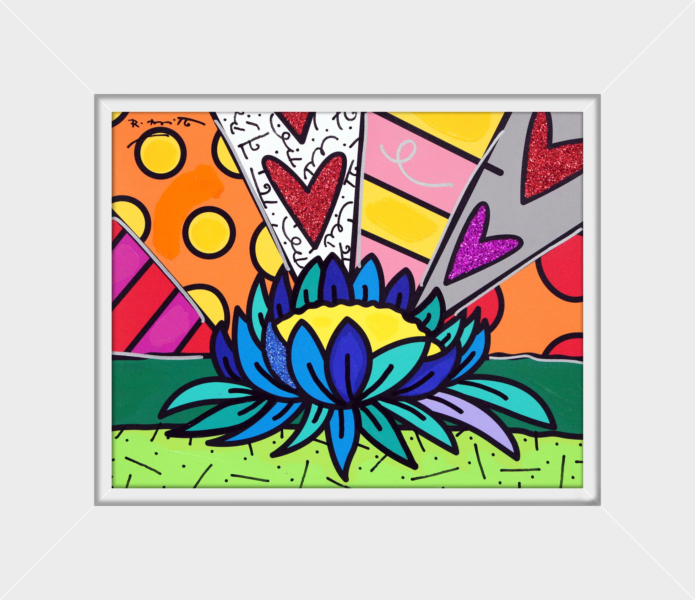 Lotus Flower - Mixed Media Original - Image 12
