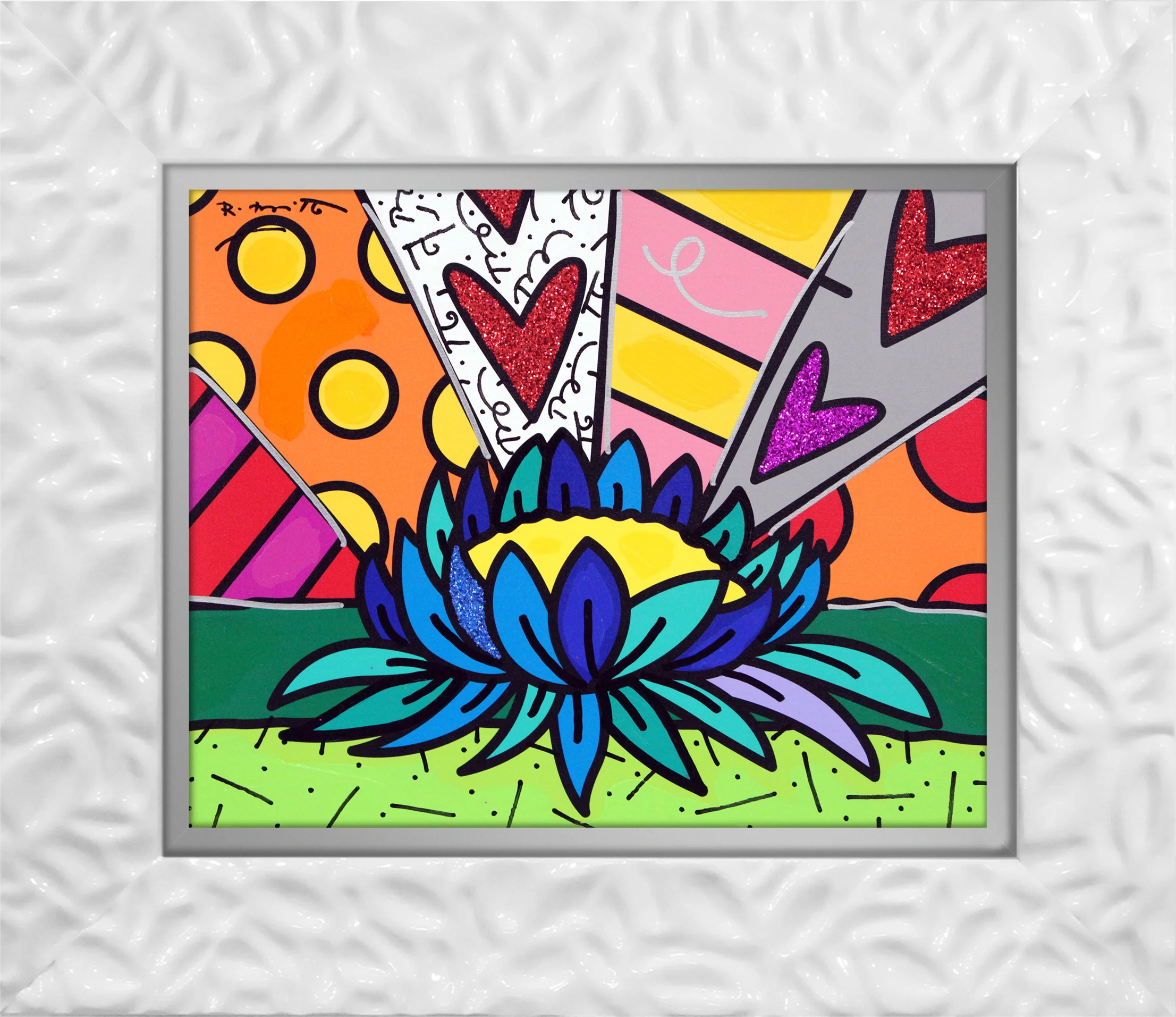 Lotus Flower - Mixed Media Original - Image 15