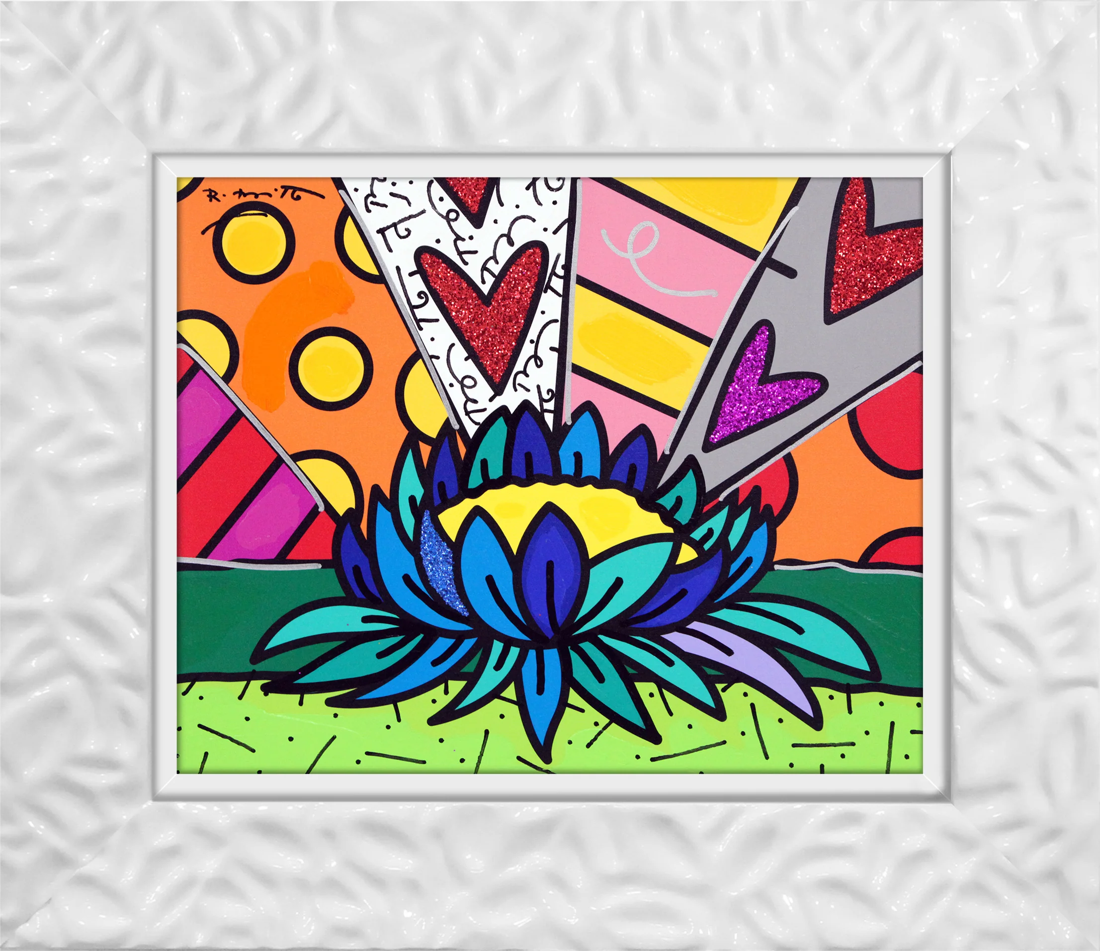 Lotus Flower - Mixed Media Original - Image 16