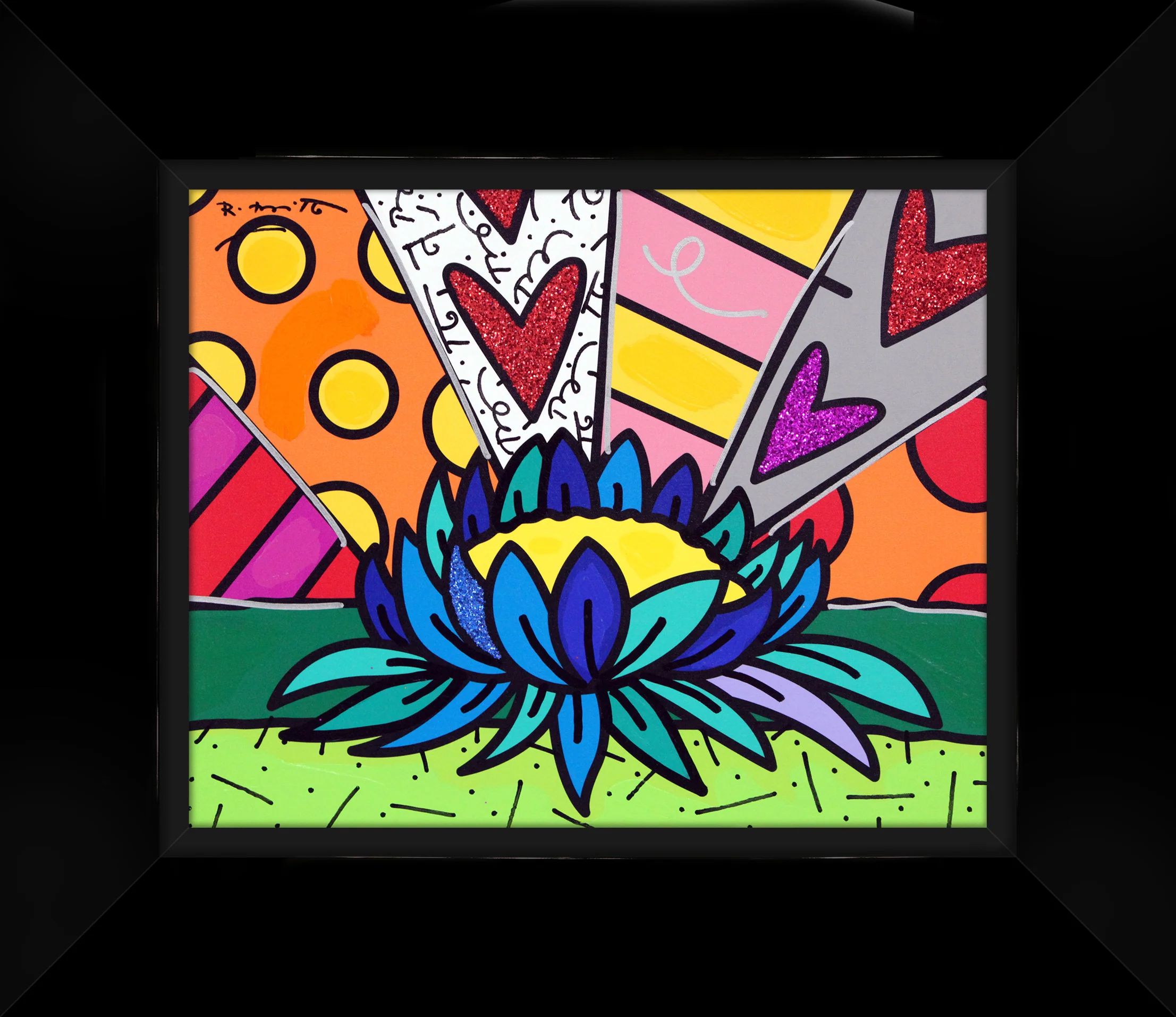 Lotus Flower - Mixed Media Original - Image 3