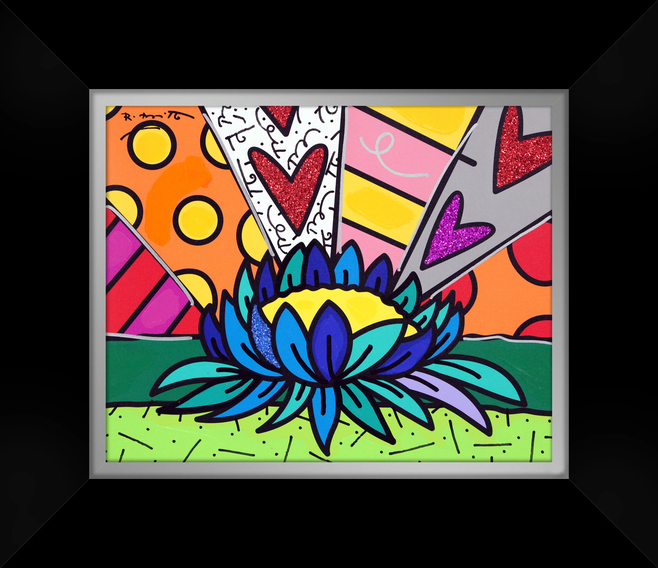 Lotus Flower - Mixed Media Original - Image 4