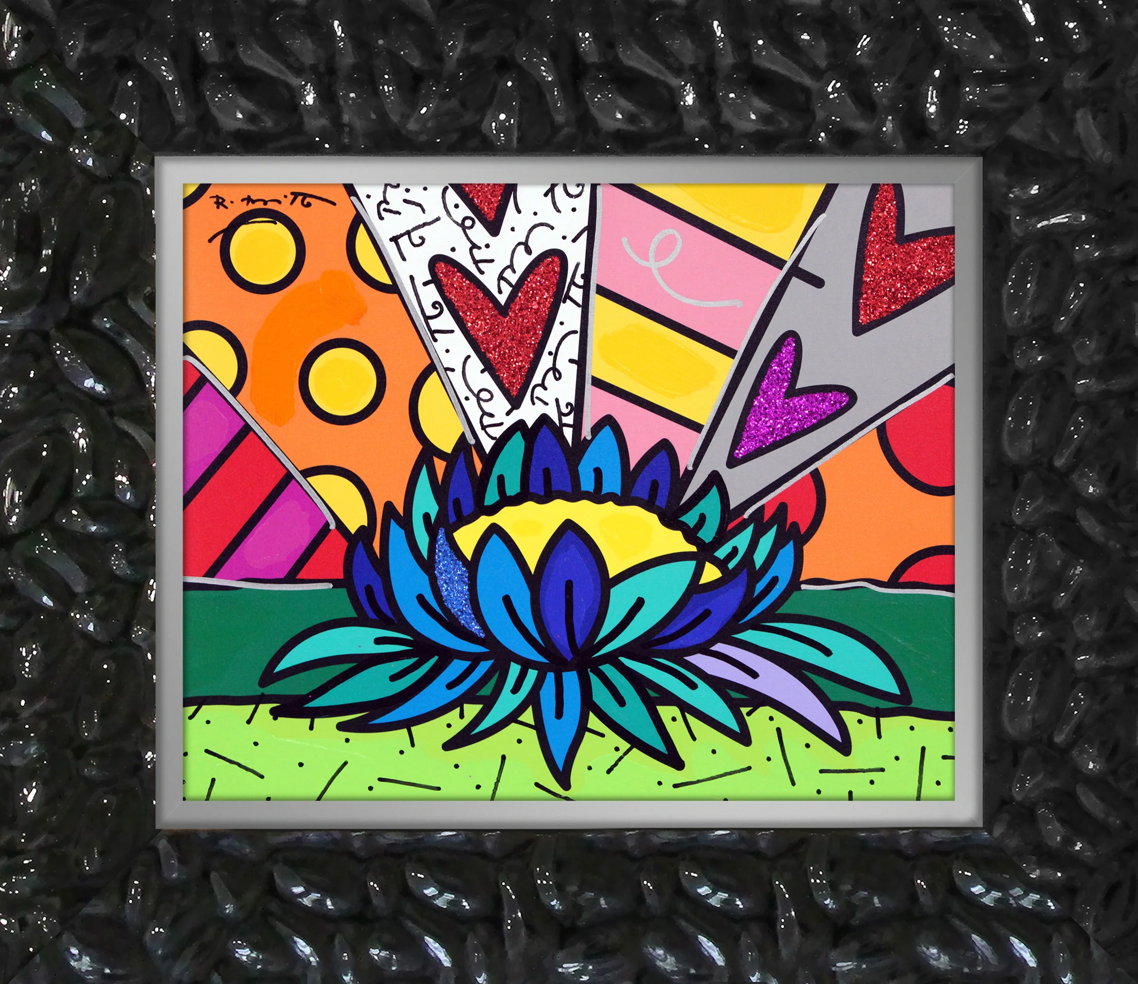 Lotus Flower - Mixed Media Original - Image 6