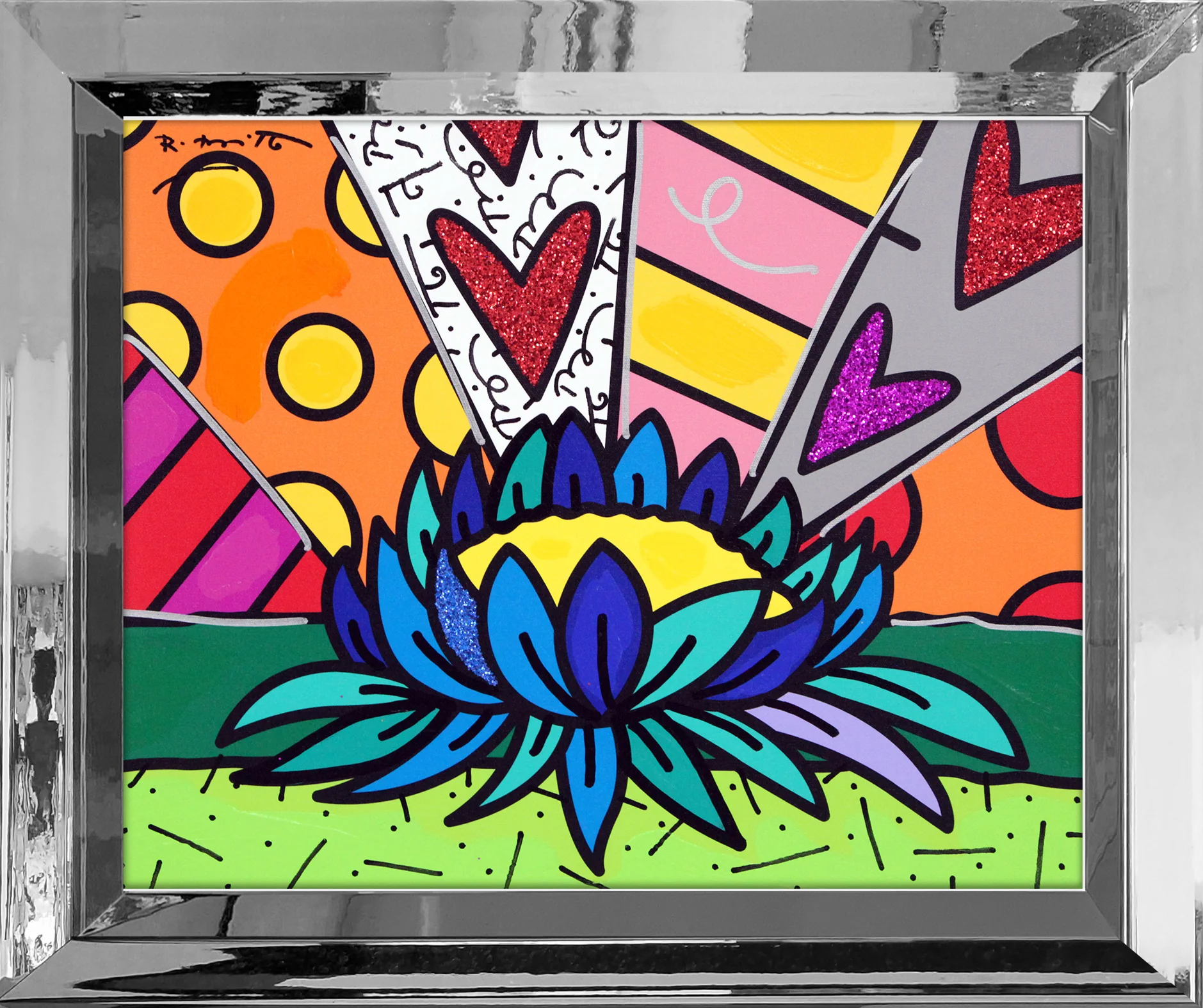 Lotus Flower - Mixed Media Original - Image 8