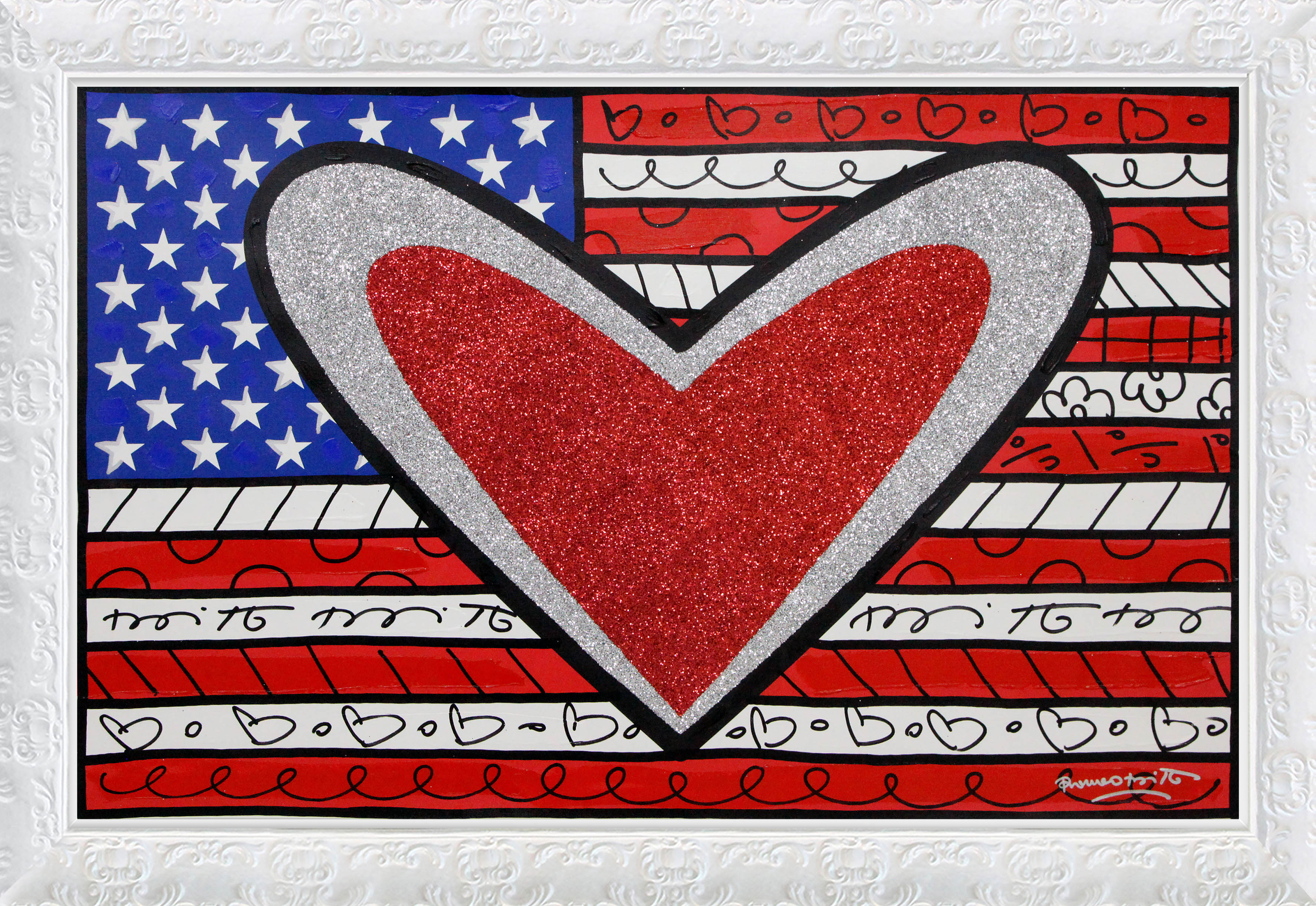 Love America - Mixed Media Original - Image 11