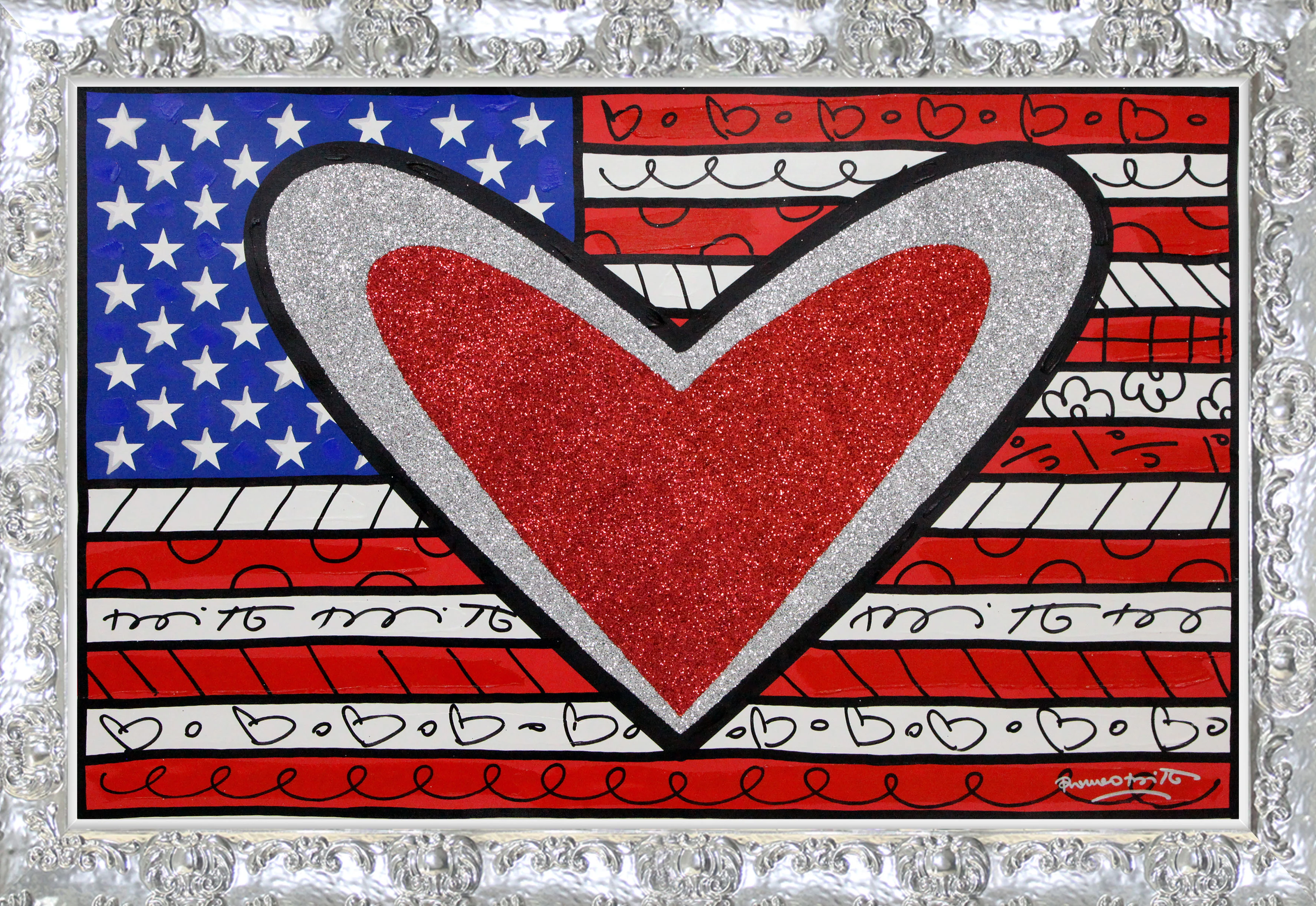 Love America - Mixed Media Original - Image 15