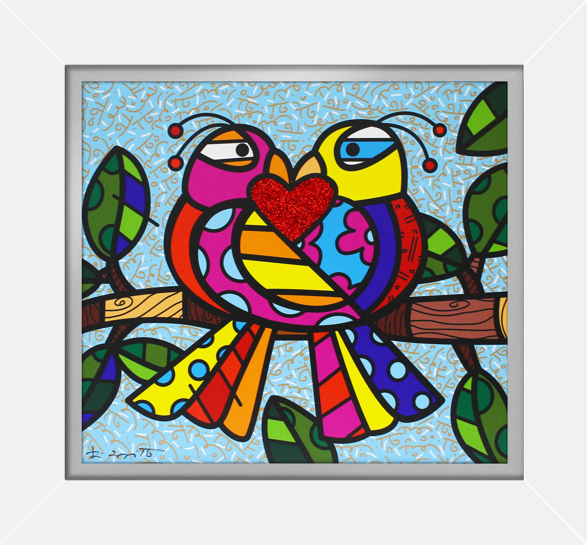 Love Birds (Blue) - Limited Edition Print - Image 14