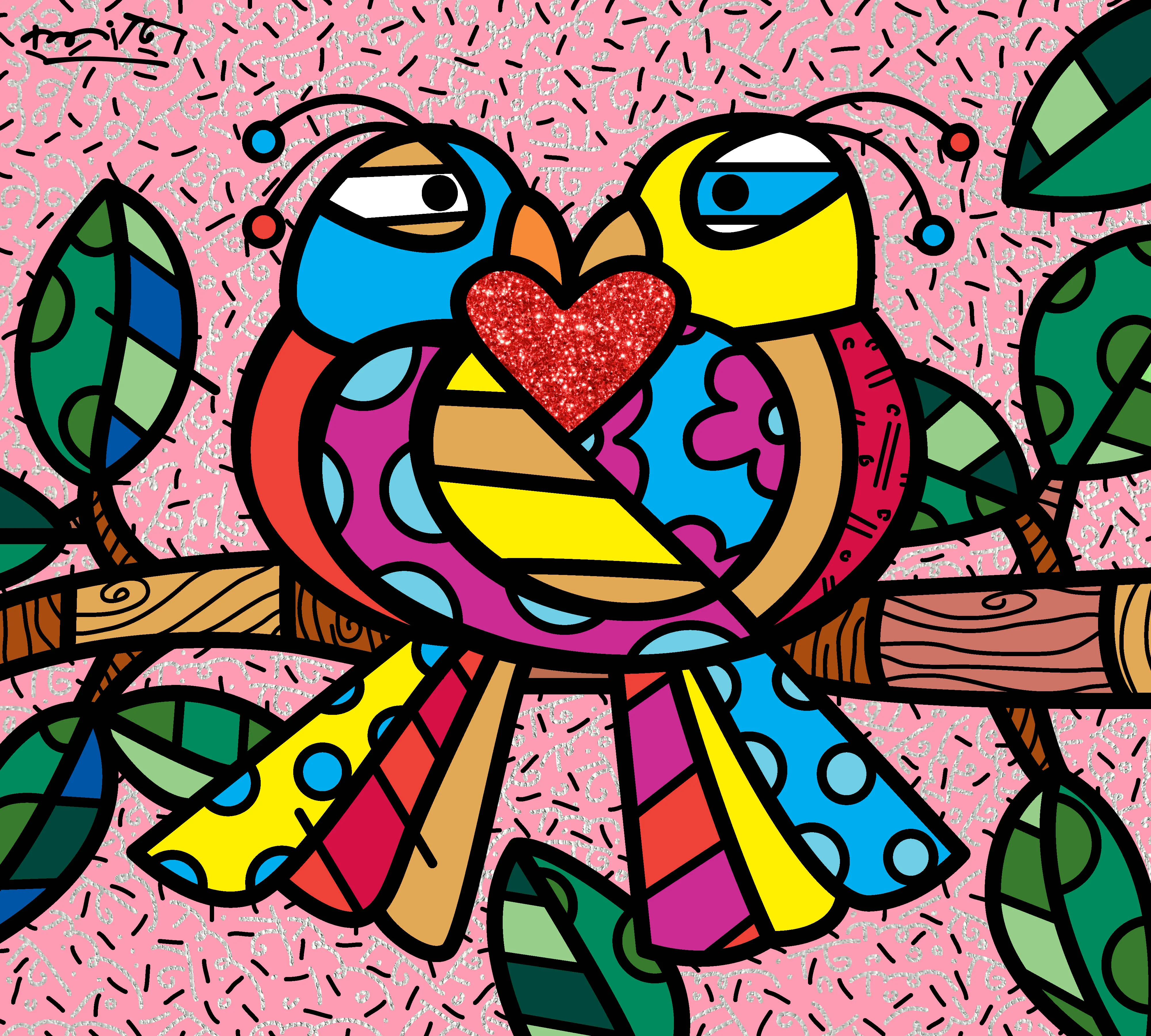 Love Birds (Pink) - Limited Edition Print