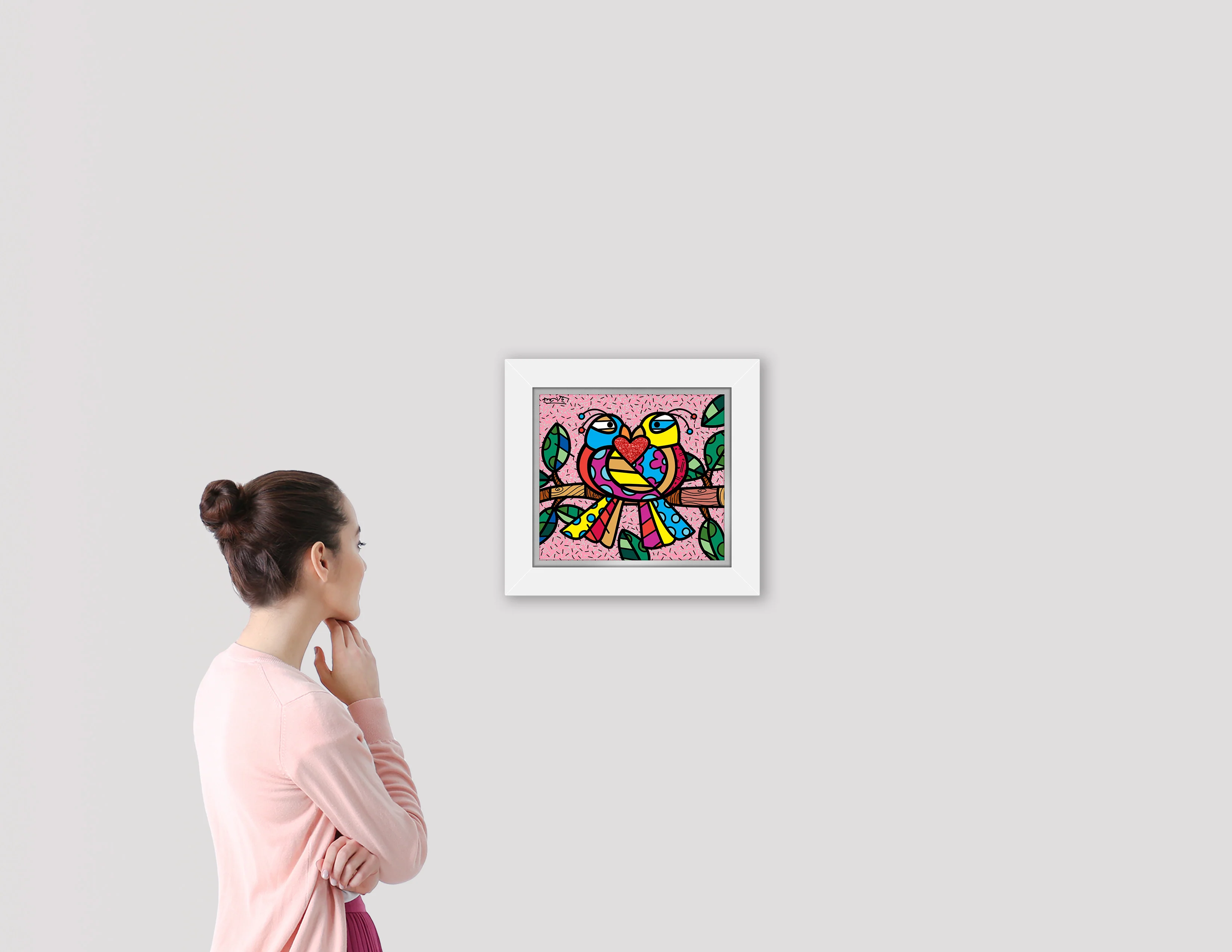 Love Birds (Pink) - Limited Edition Print - Image 2