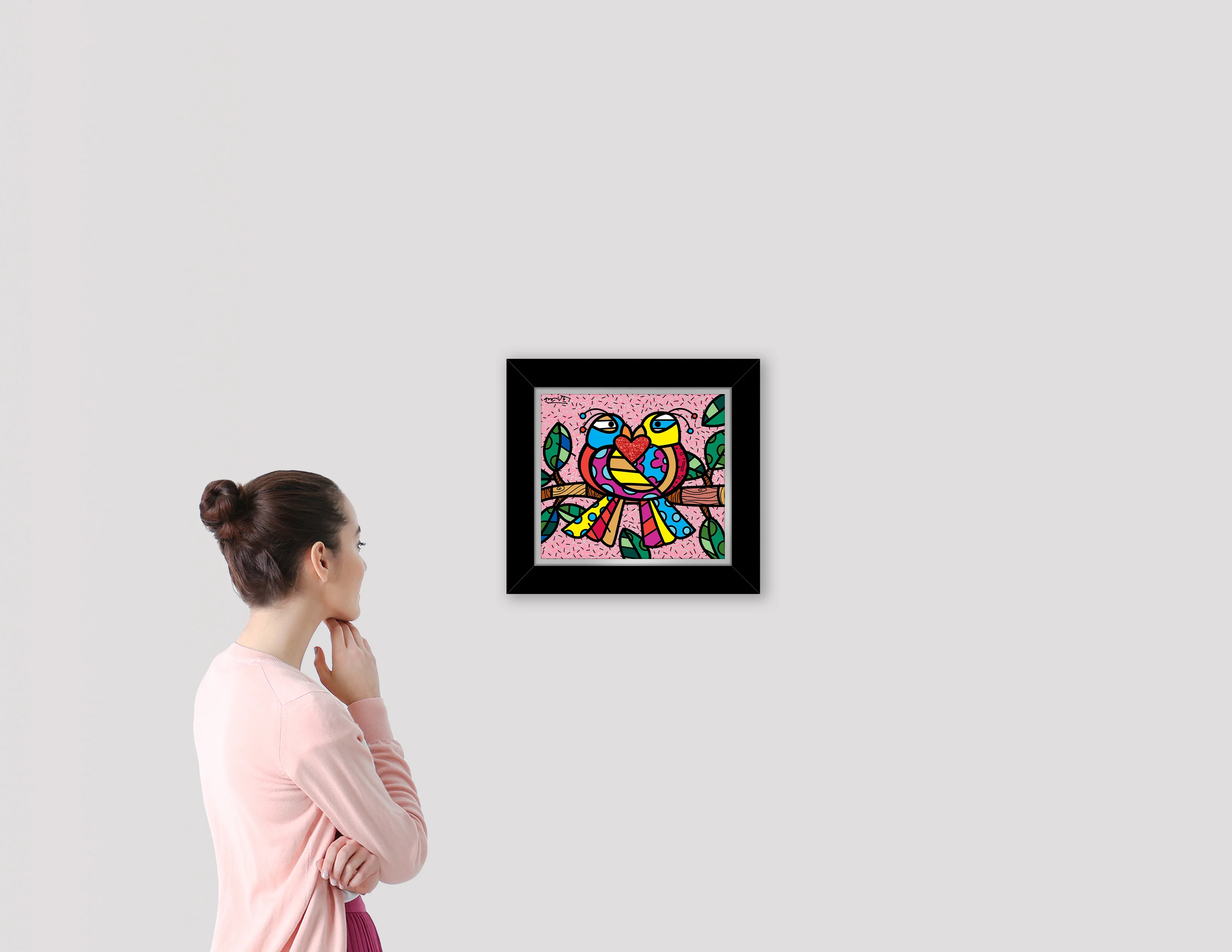 Love Birds (Pink) - Limited Edition Print - Image 3