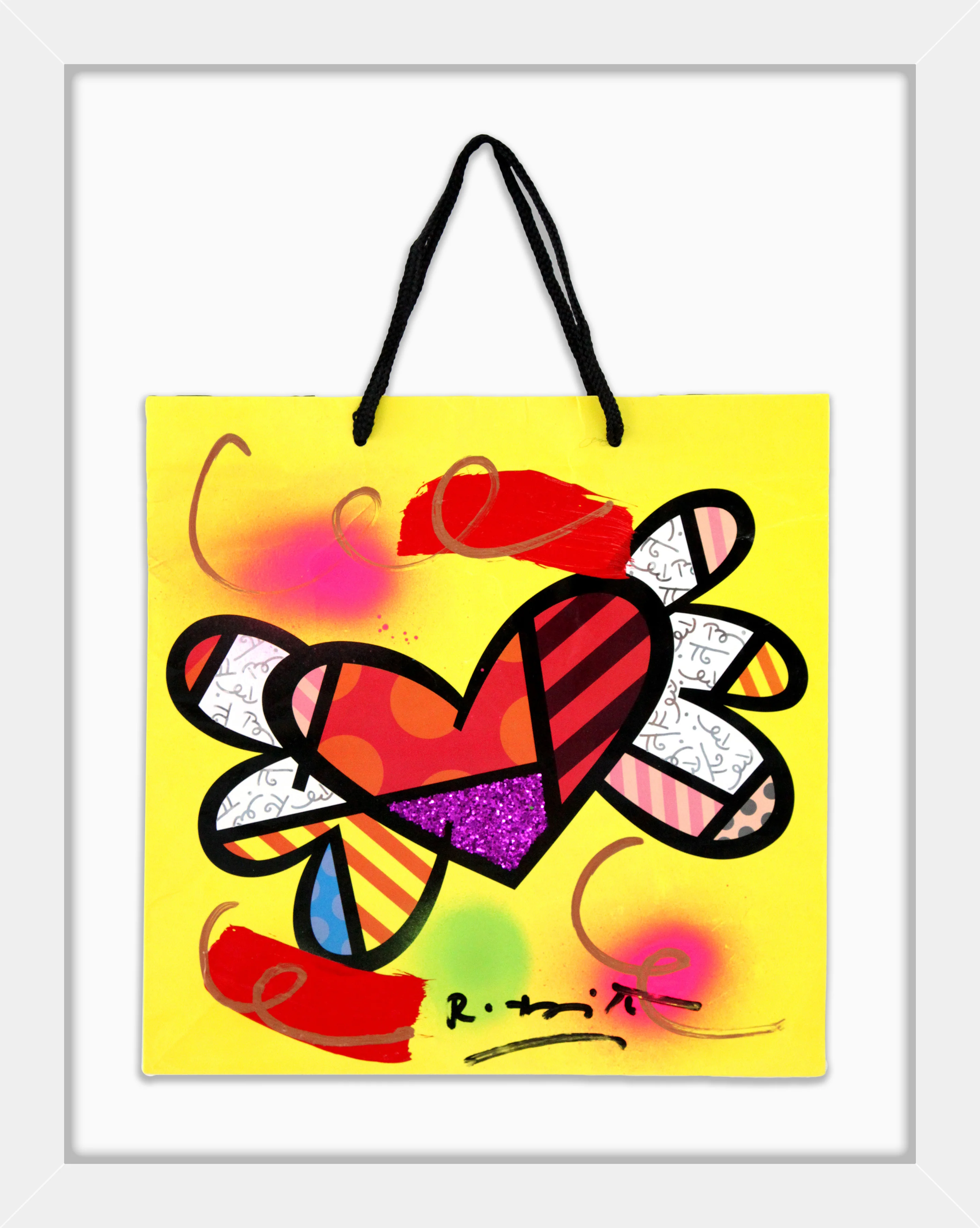 Love Britto - Mixed Media Original - Image 4