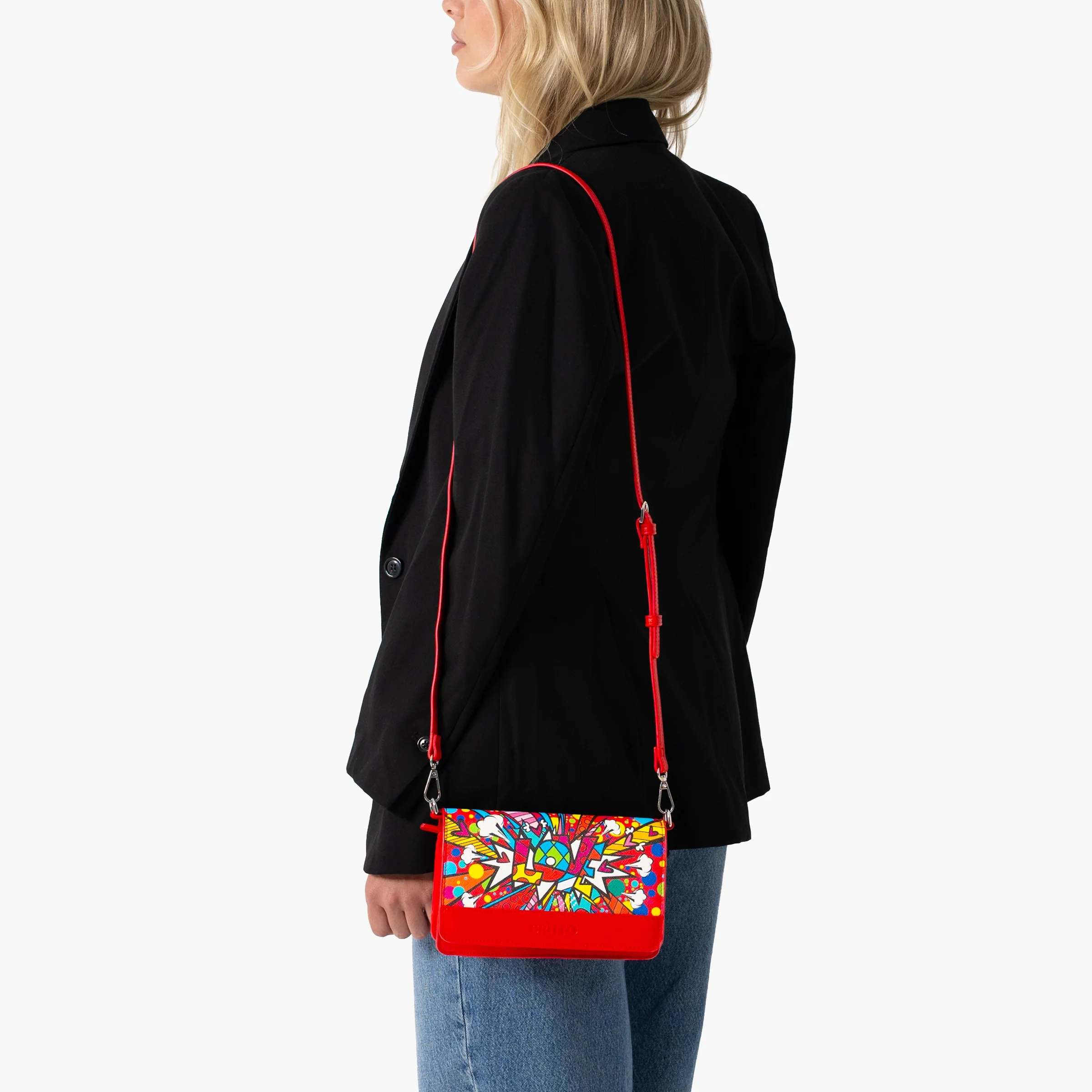 Love Burst Britto Eco Leather Crossbody Clutch - Image 5