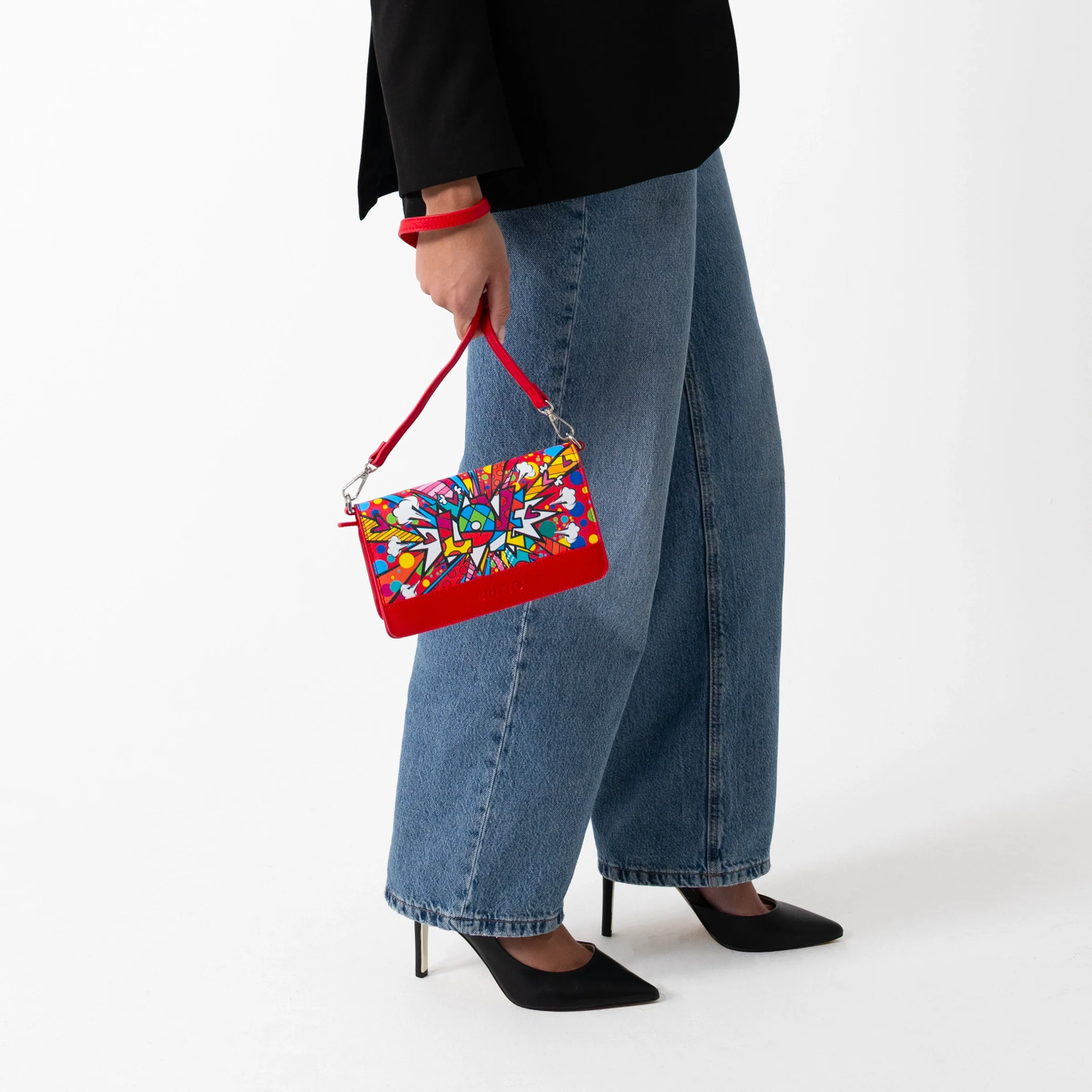 Love Burst Britto Eco Leather Crossbody Clutch - Image 6