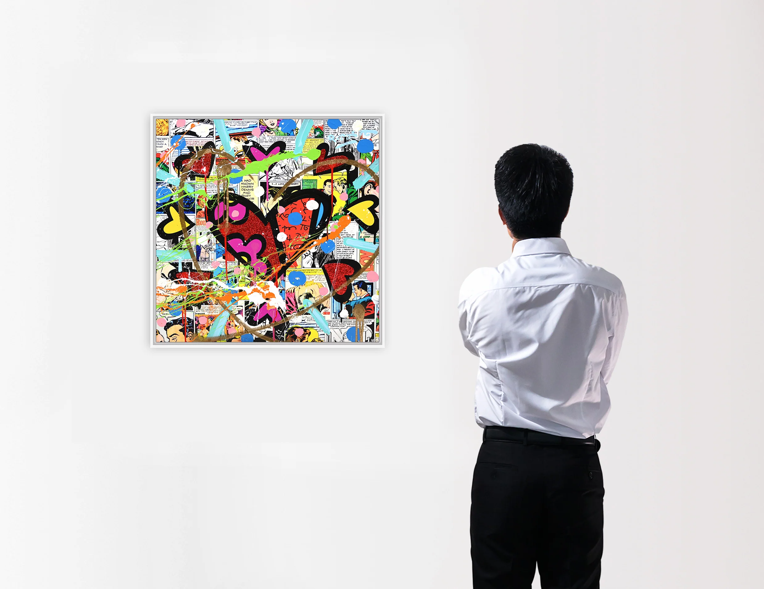 Love Circle Love - Mixed Media Original - Image 2
