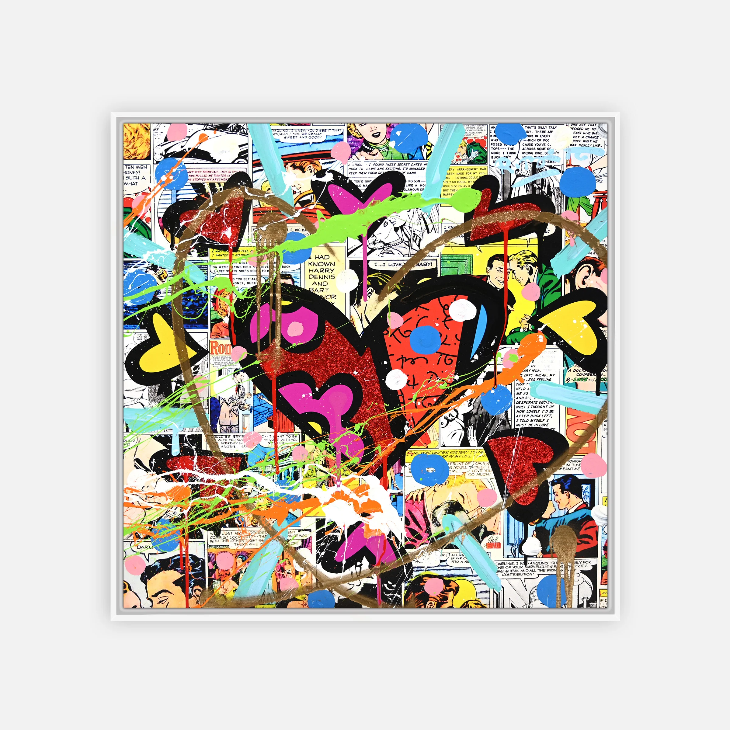Love Circle Love - Mixed Media Original - Image 3