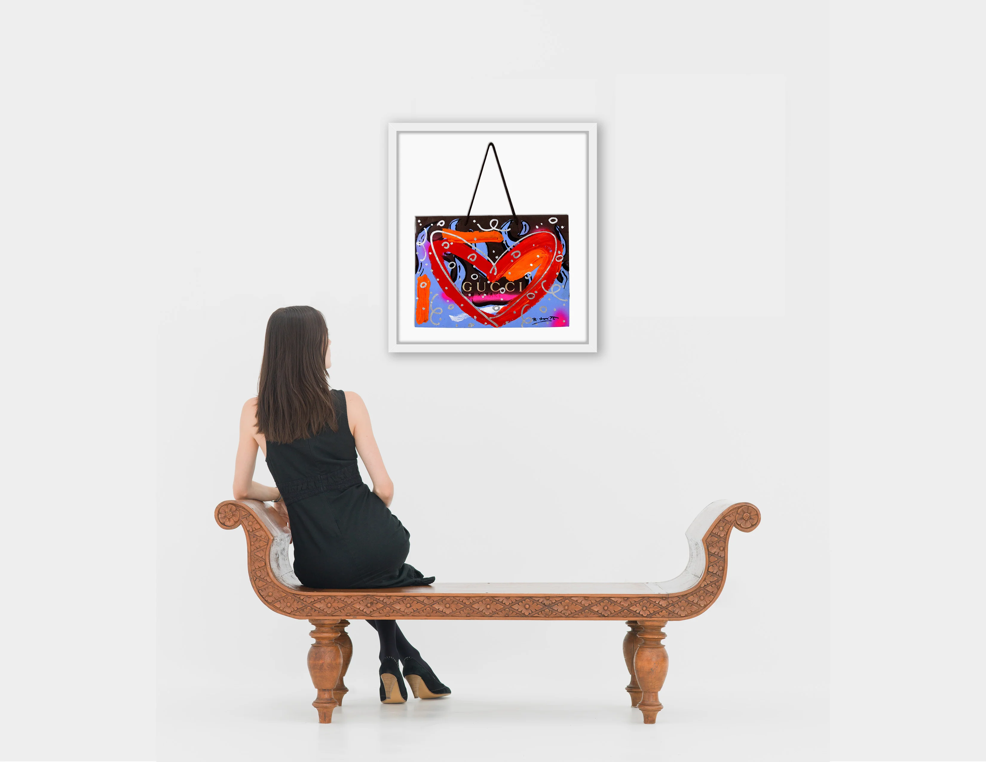 Love Gucci - Mixed Media Original - Image 3