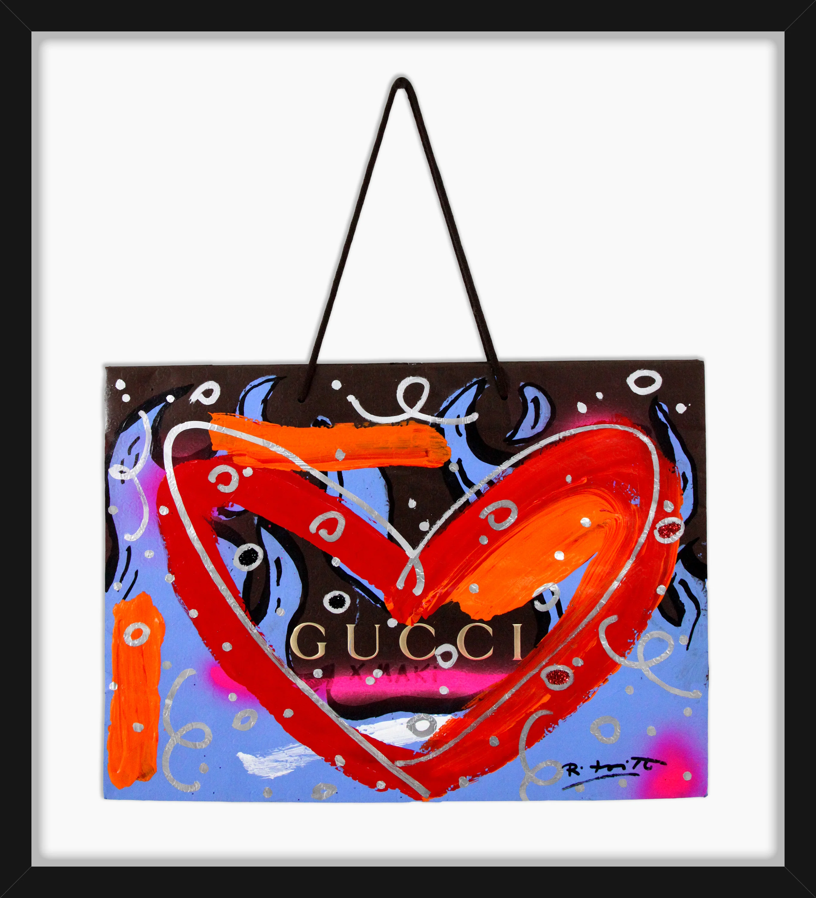 Love Gucci - Mixed Media Original - Image 4