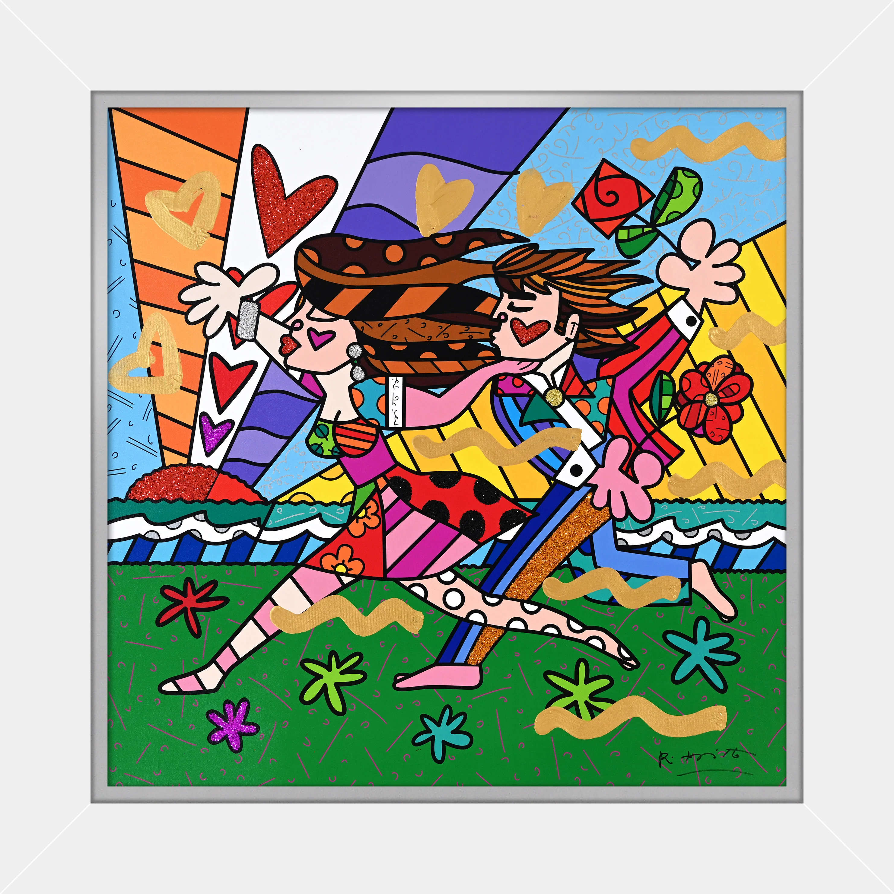 Love In The Park - Mixed Media Original - Image 11
