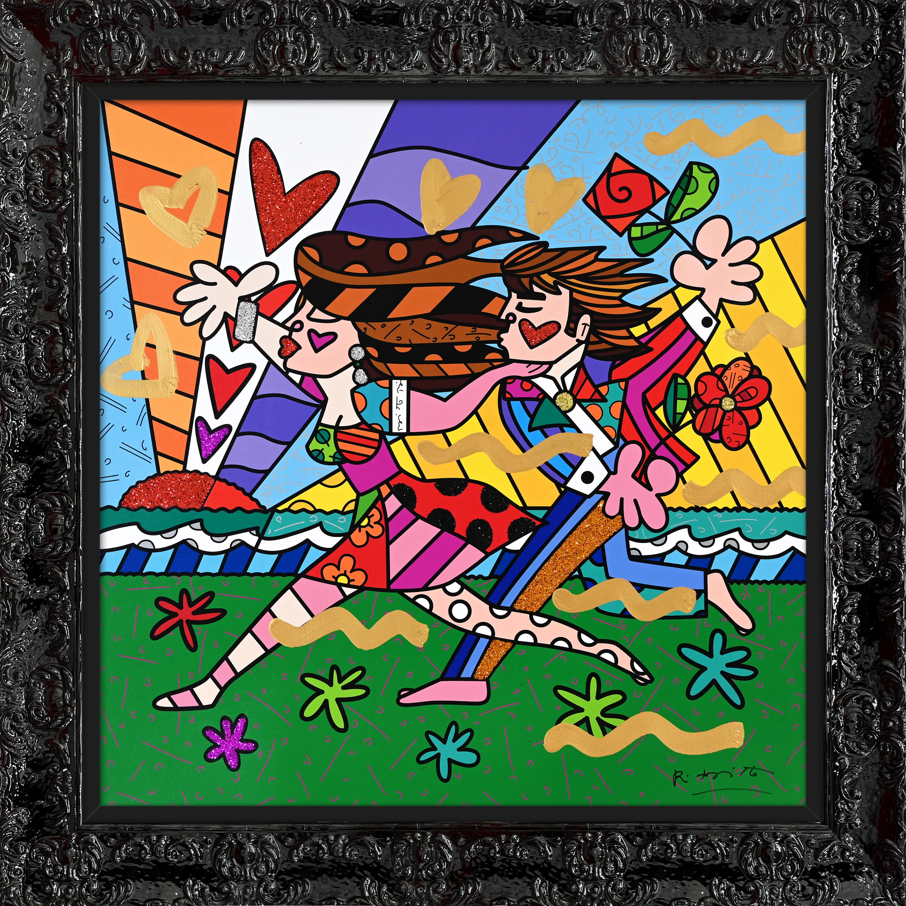 Love In The Park - Mixed Media Original - Image 5