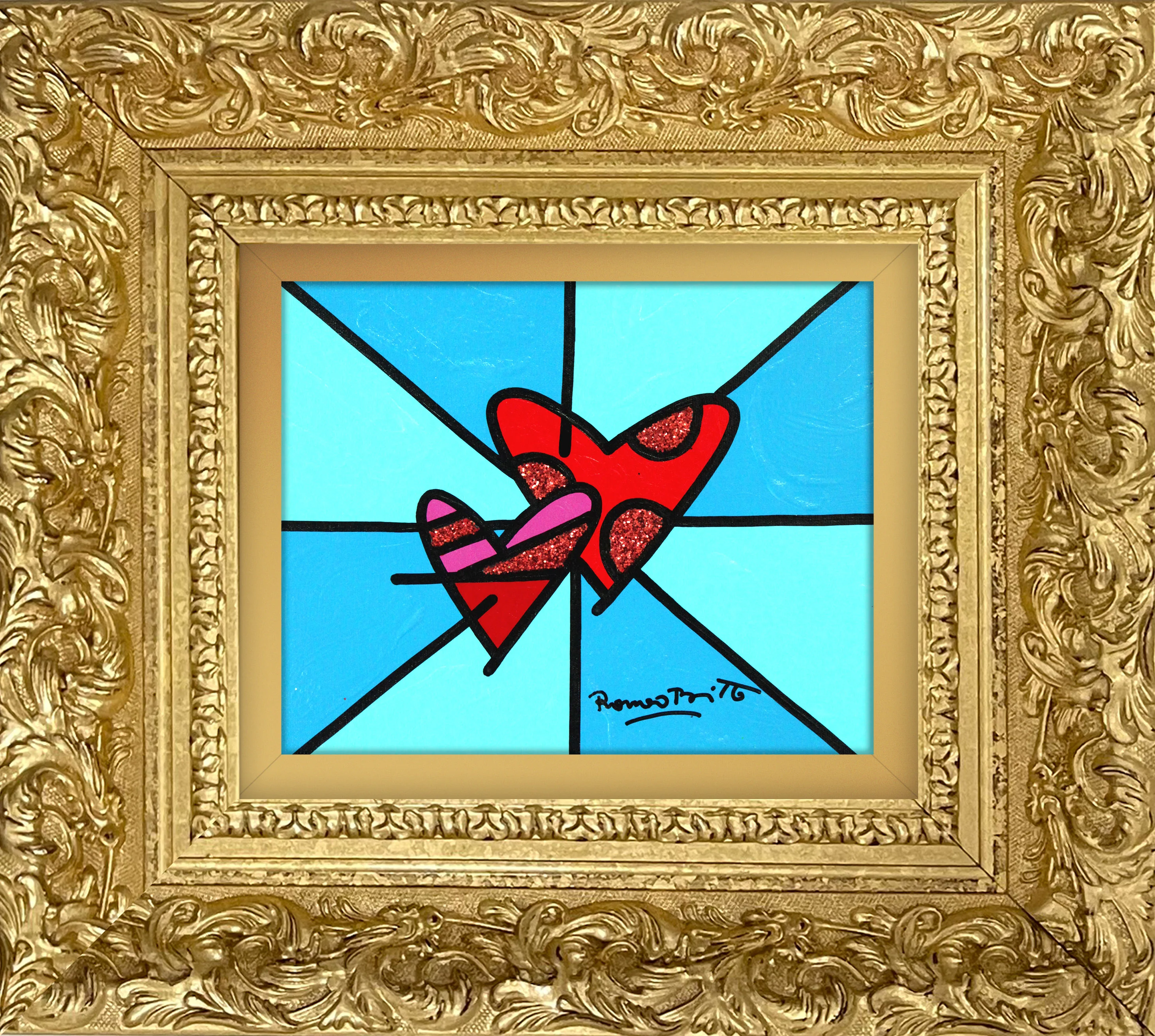 LOVE LOVE (BLUE) - Original Painting - Image 18