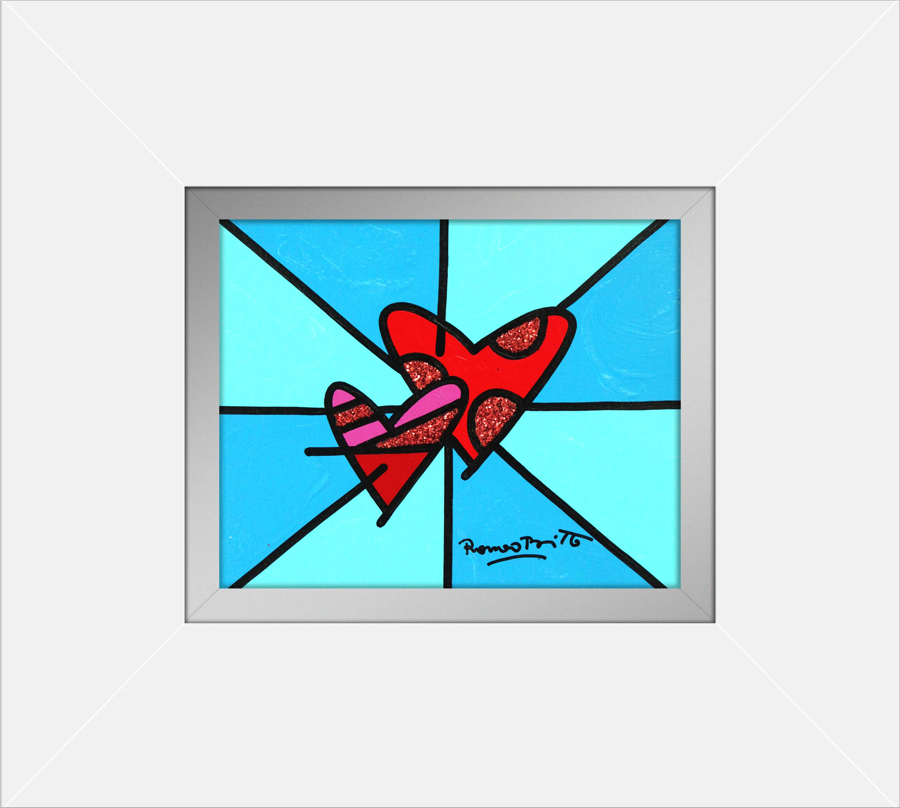 LOVE LOVE (BLUE) - Original Painting - Image 20