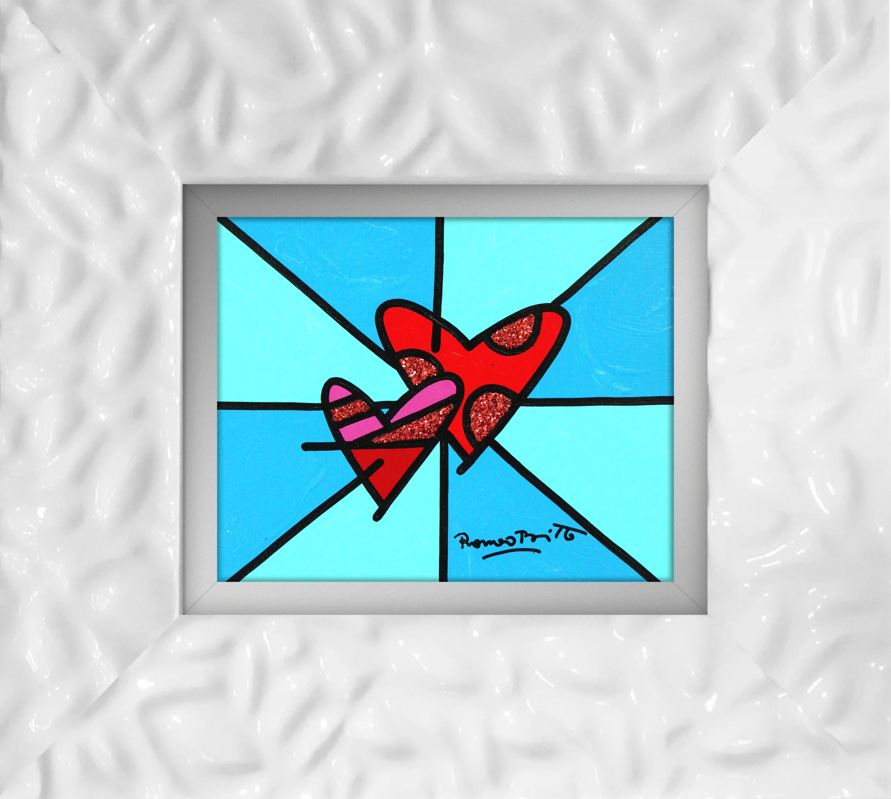 LOVE LOVE (BLUE) - Original Painting - Image 24