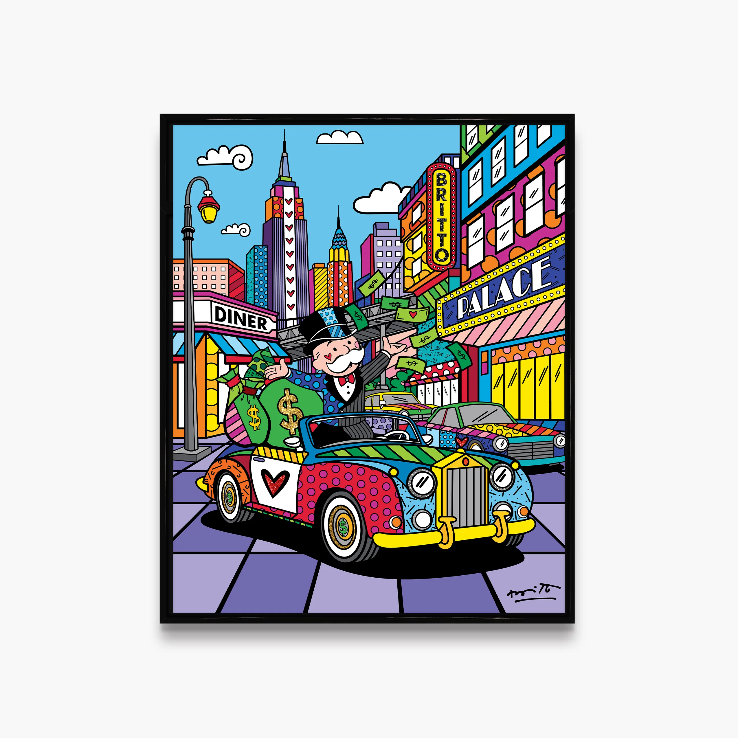 Love My Life (Monopoly By Britto) - Limited Edition Print - Image 11