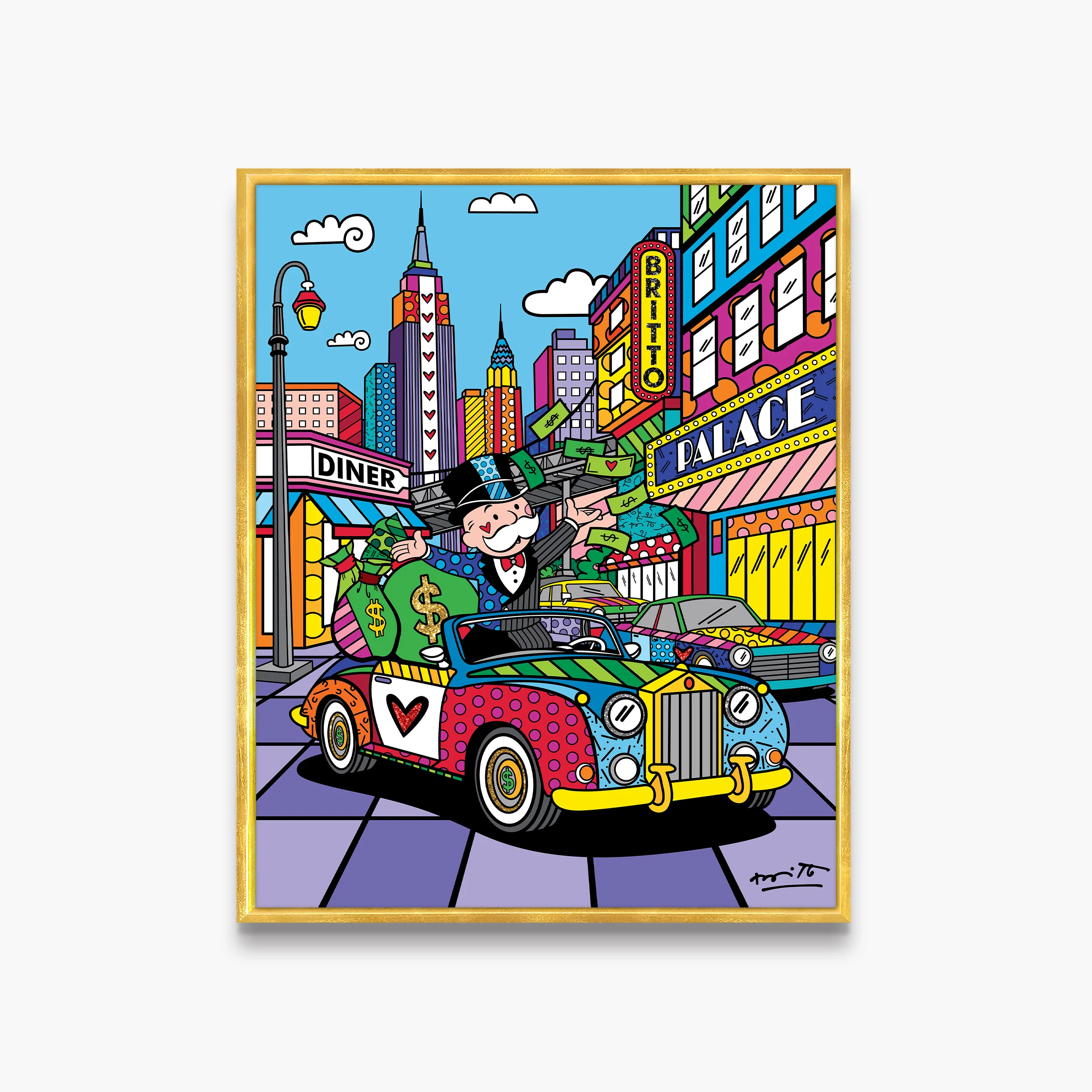 Love My Life (Monopoly By Britto) - Limited Edition Print - Image 14