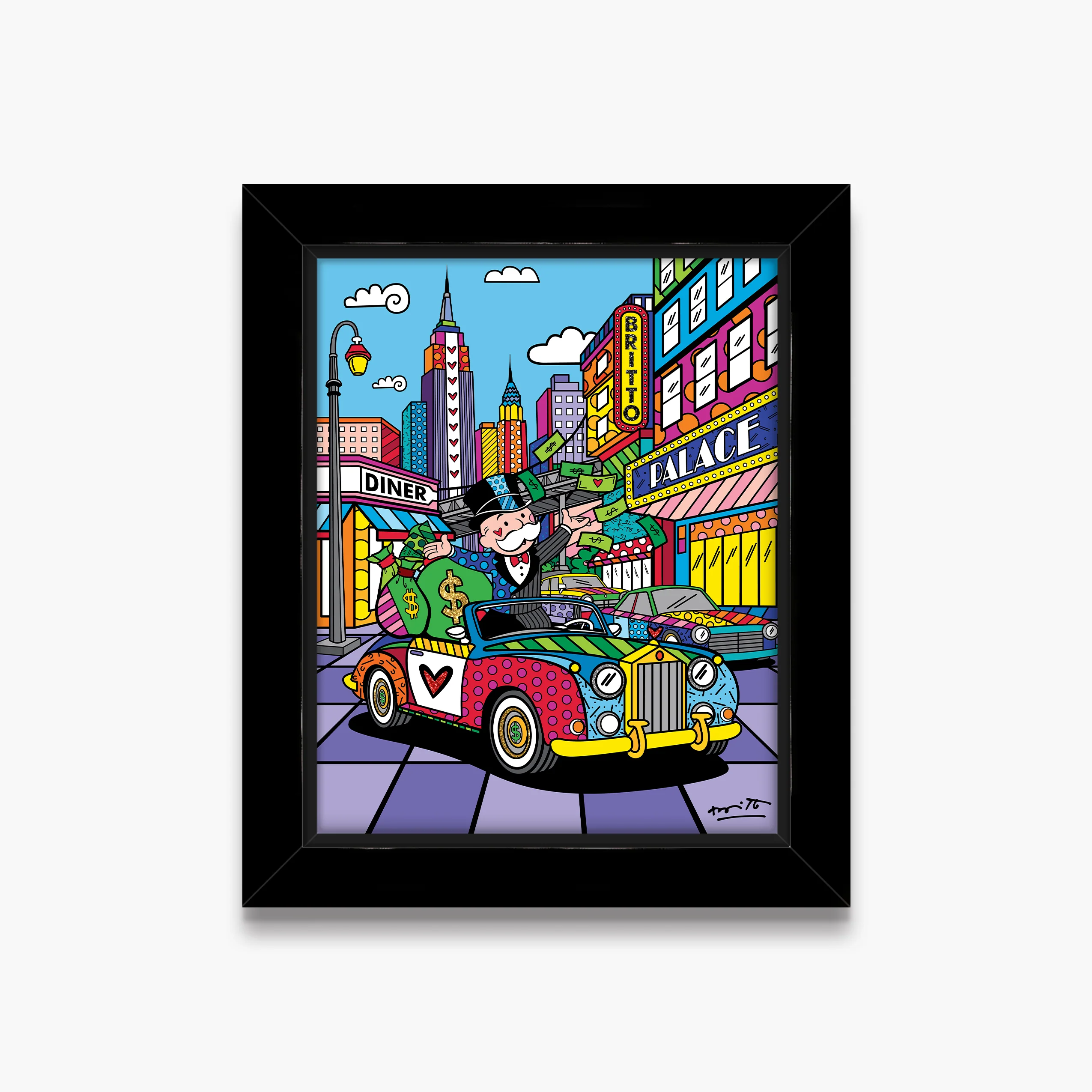 Love My Life (Monopoly By Britto) - Limited Edition Print - Image 6