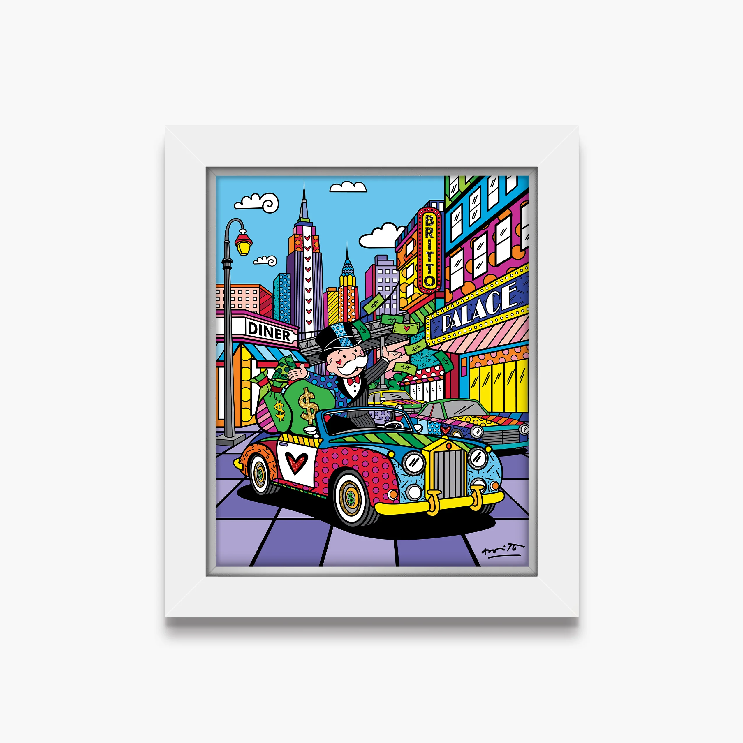 Love My Life (Monopoly By Britto) - Limited Edition Print - Image 7