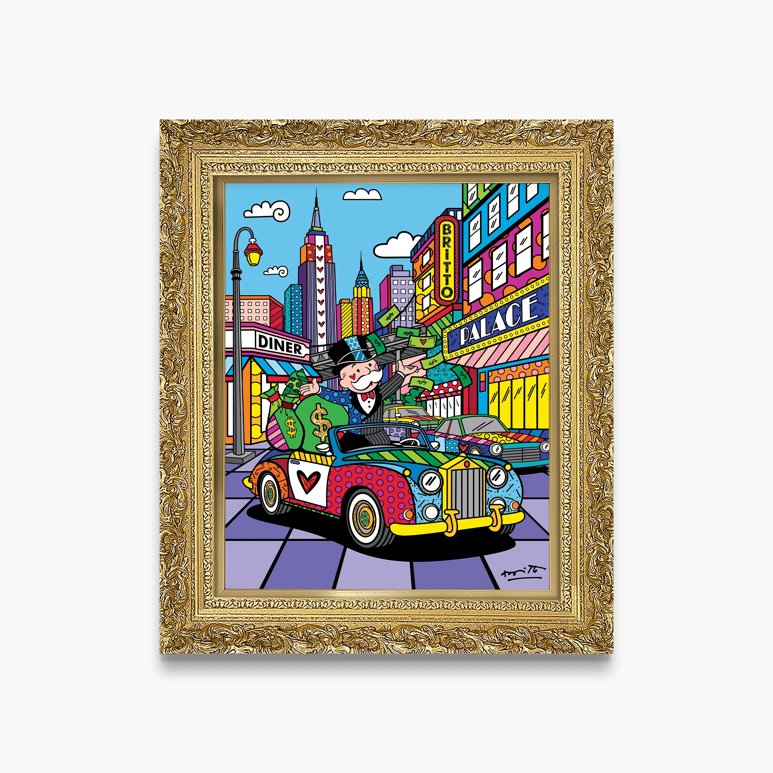 Love My Life (Monopoly By Britto) - Limited Edition Print - Image 8