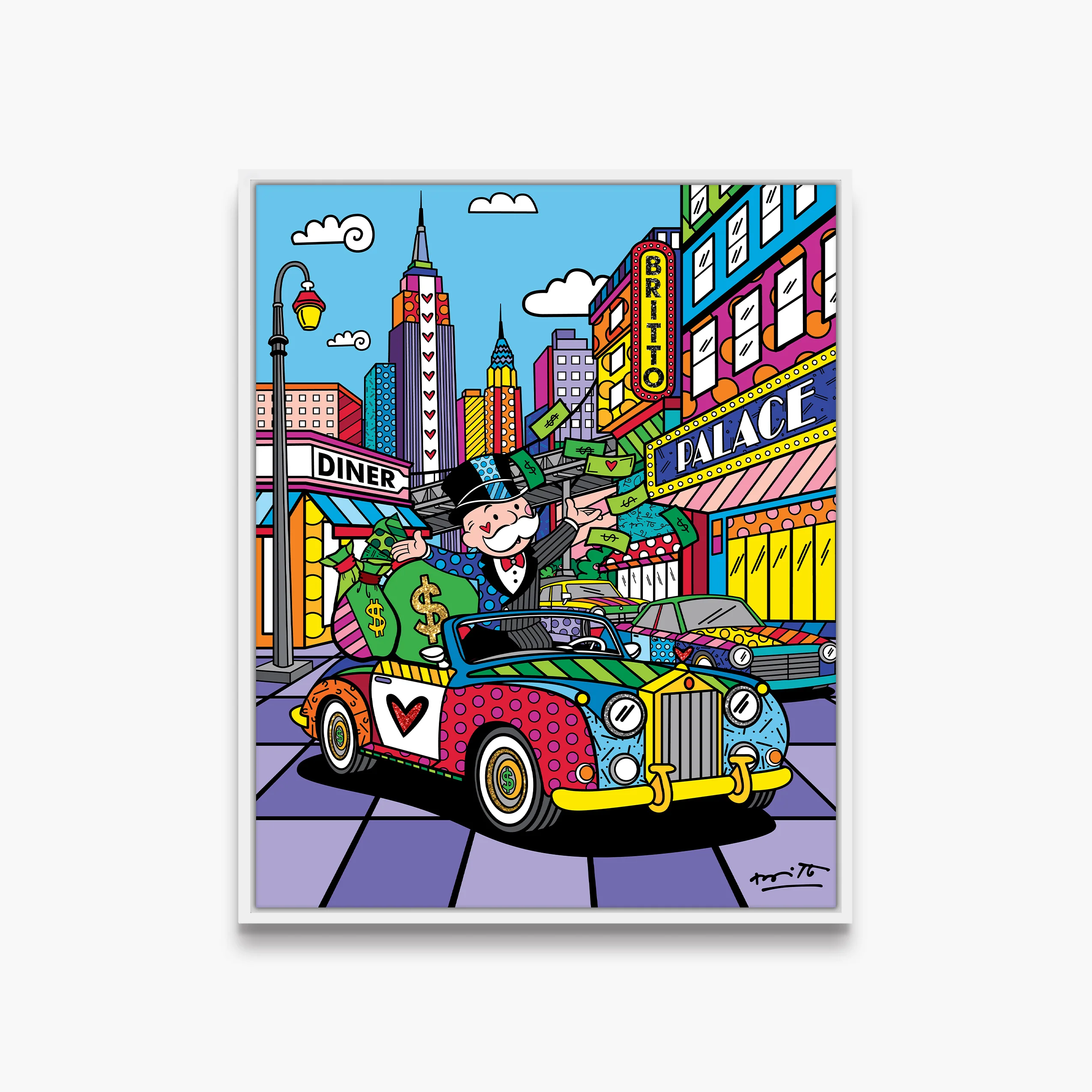 Love My Life (Monopoly By Britto) - Limited Edition Print - Image 9