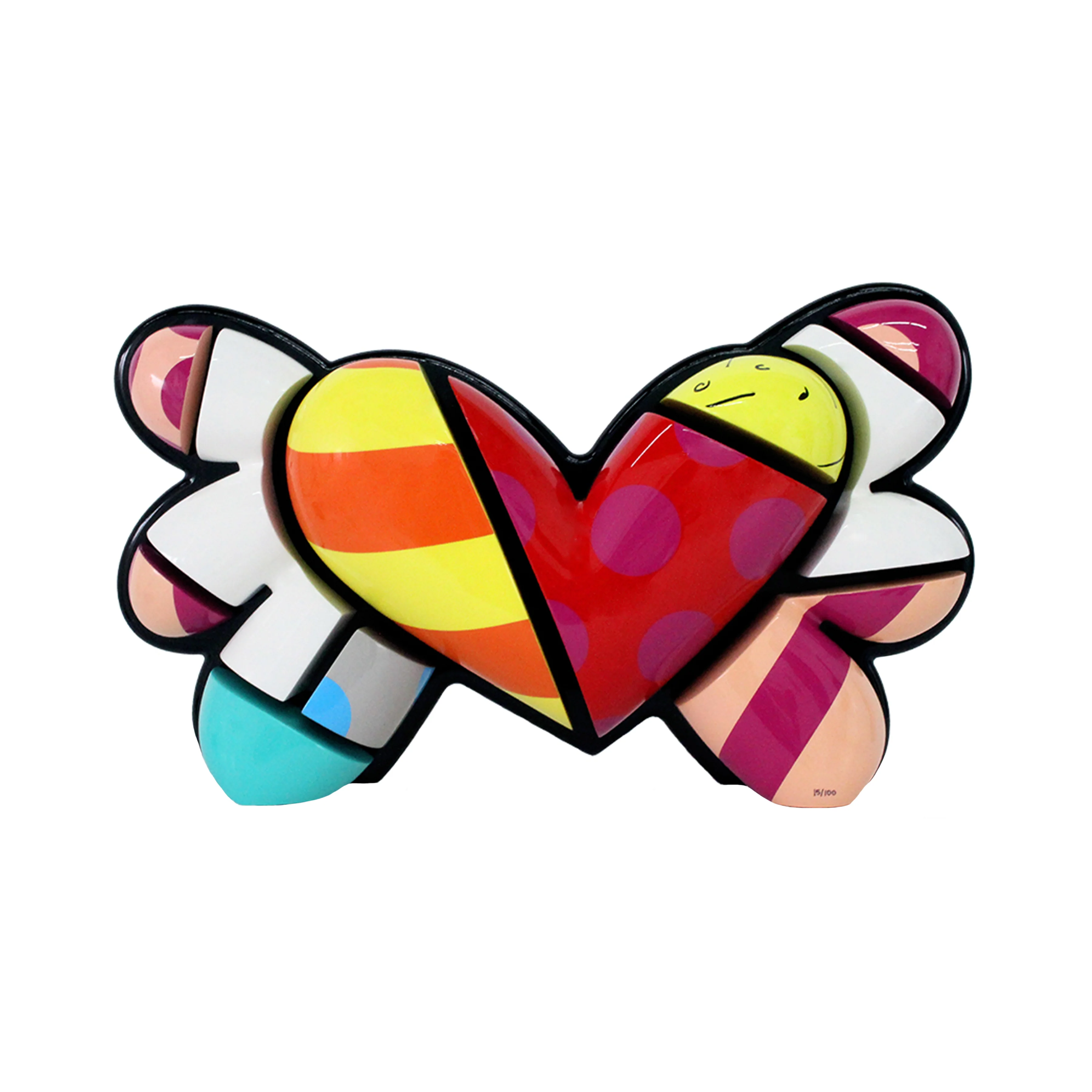 Love Plump Heart - Limited Edition Sculpture - Image 3