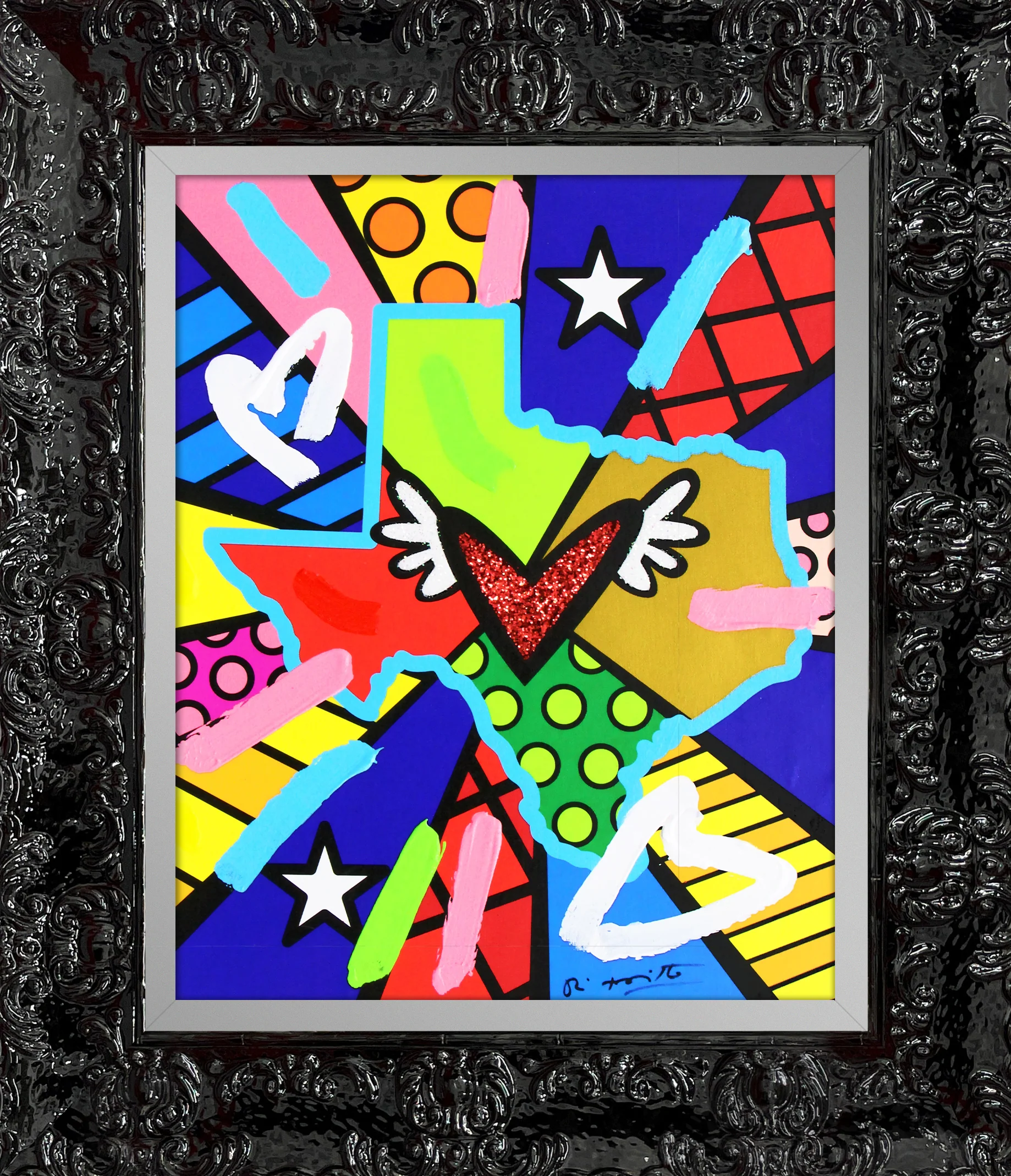 Love Texas - Mixed Media Original - Image 8