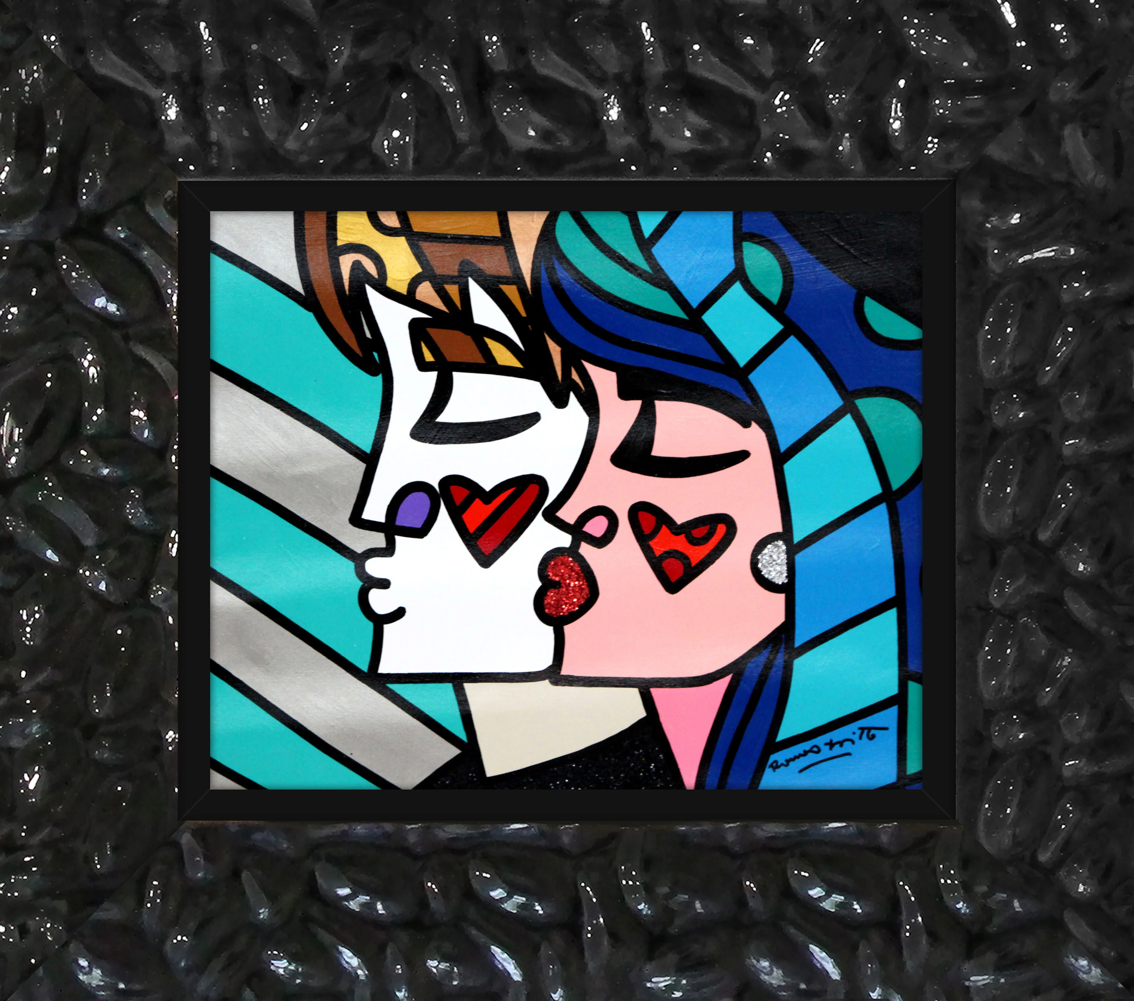 LOVERS - Original Painting - Image 8