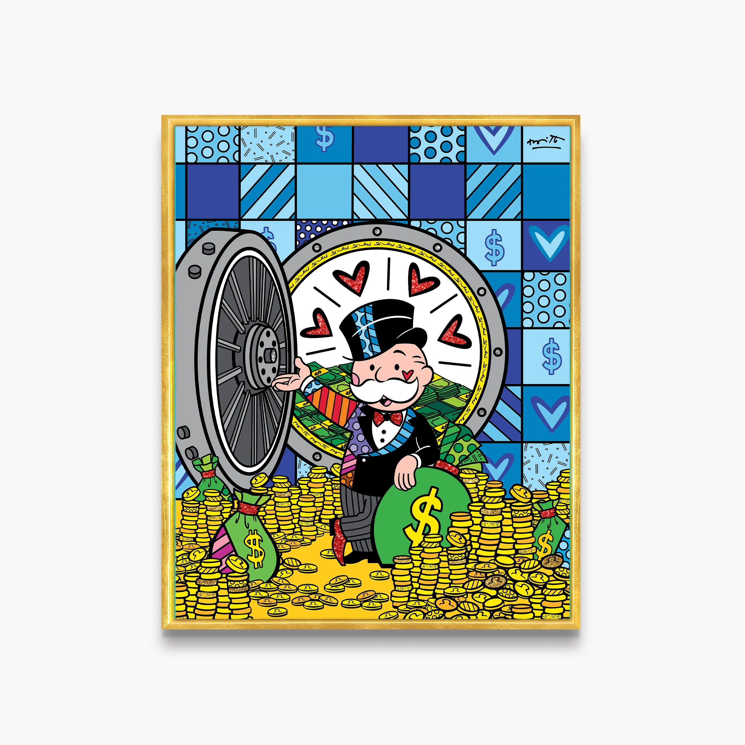Making A Fortune (Monopoly By Britto) - Limited Edition Print - Image 14