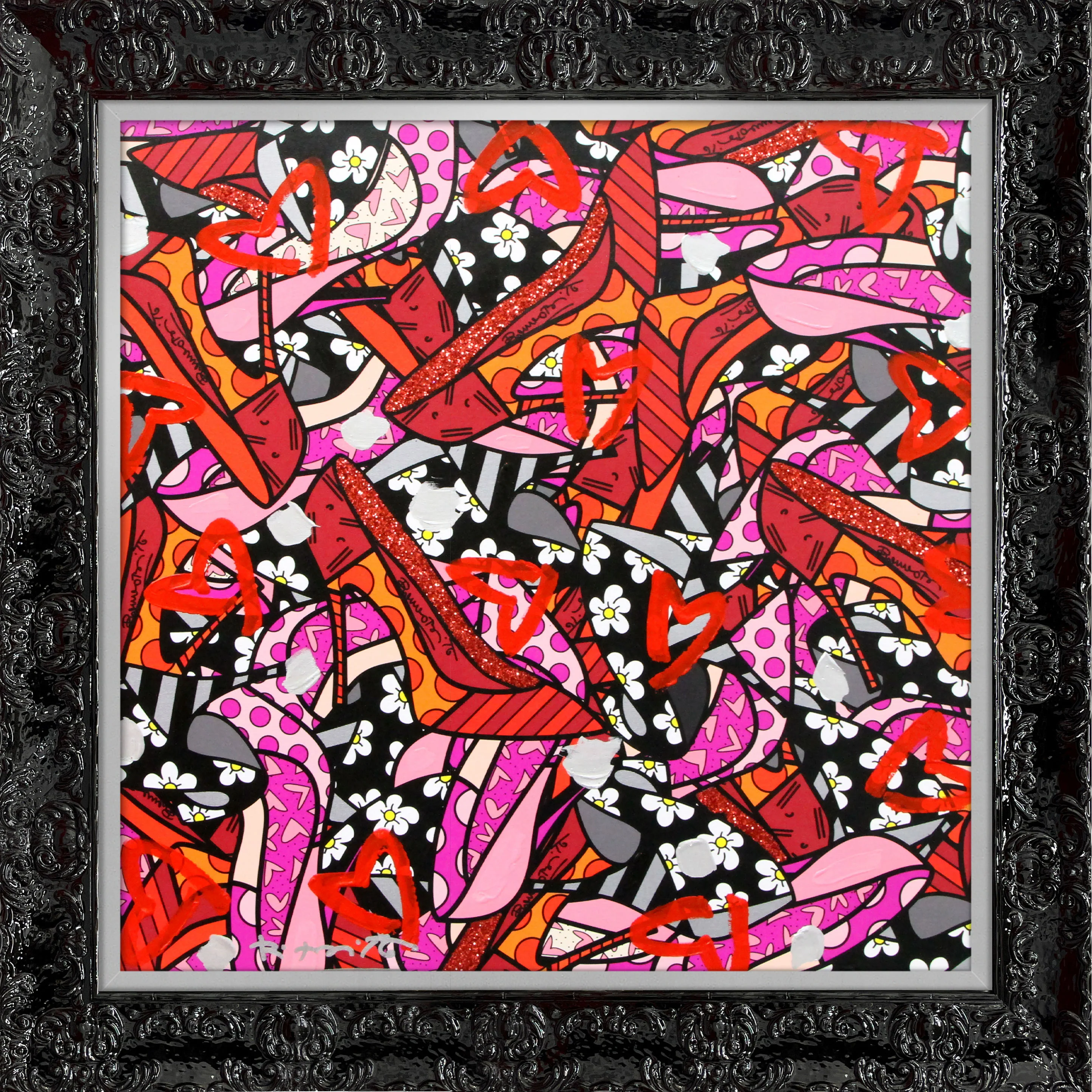 Many Heels - Mixed Media Original - Image 8