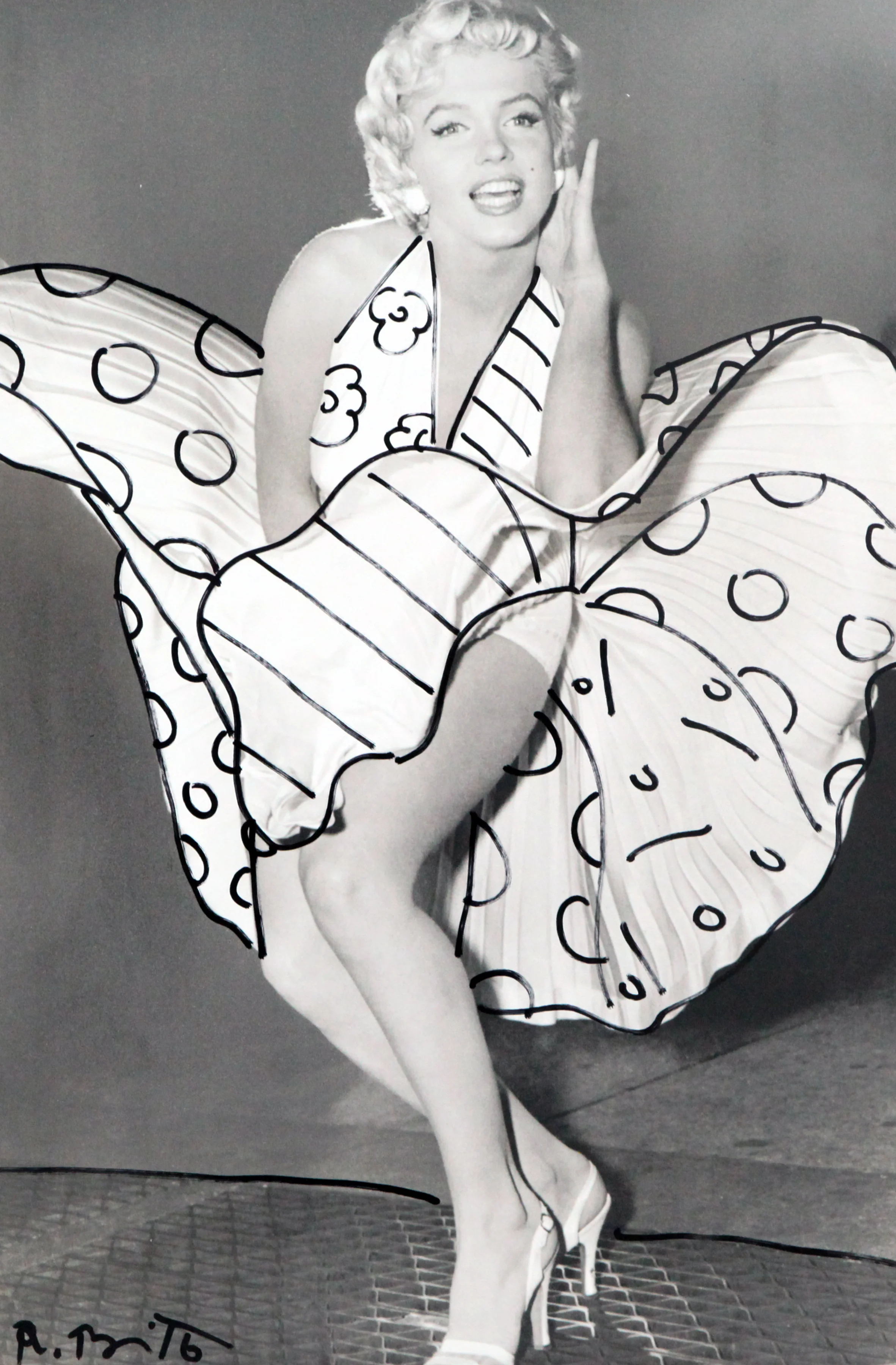 Marilyn Monroe - Mixed Media Original