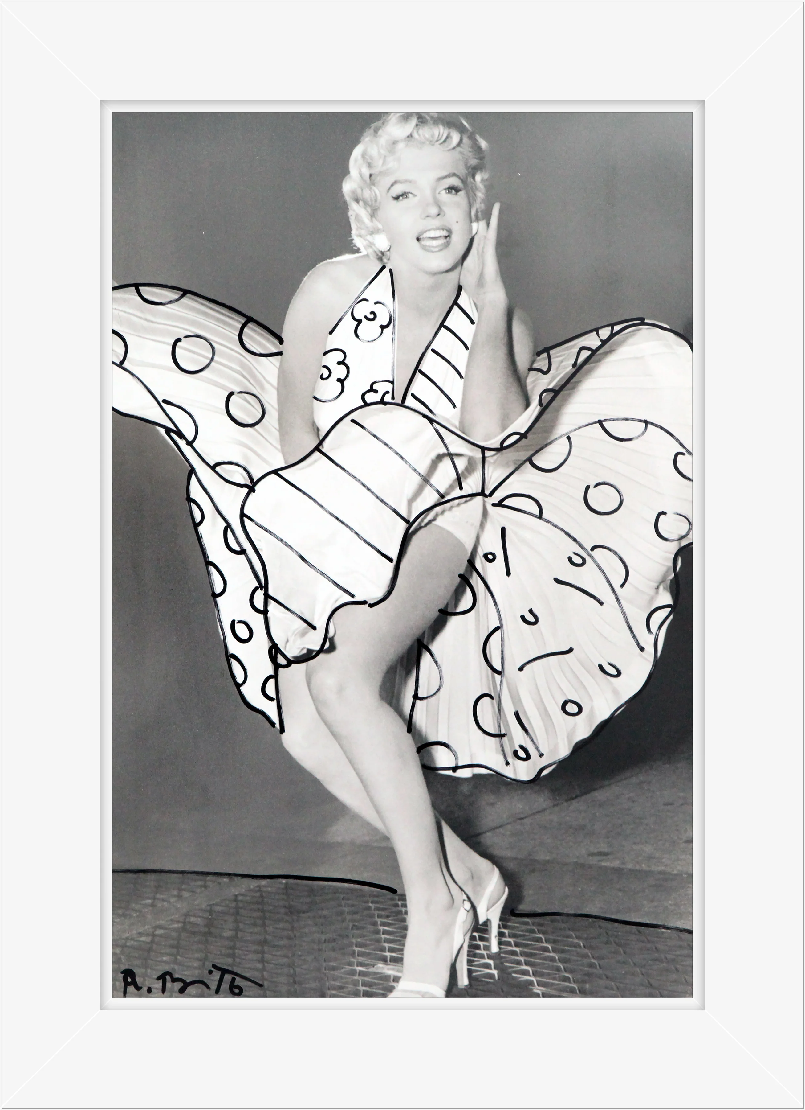 Marilyn Monroe - Mixed Media Original - Image 11