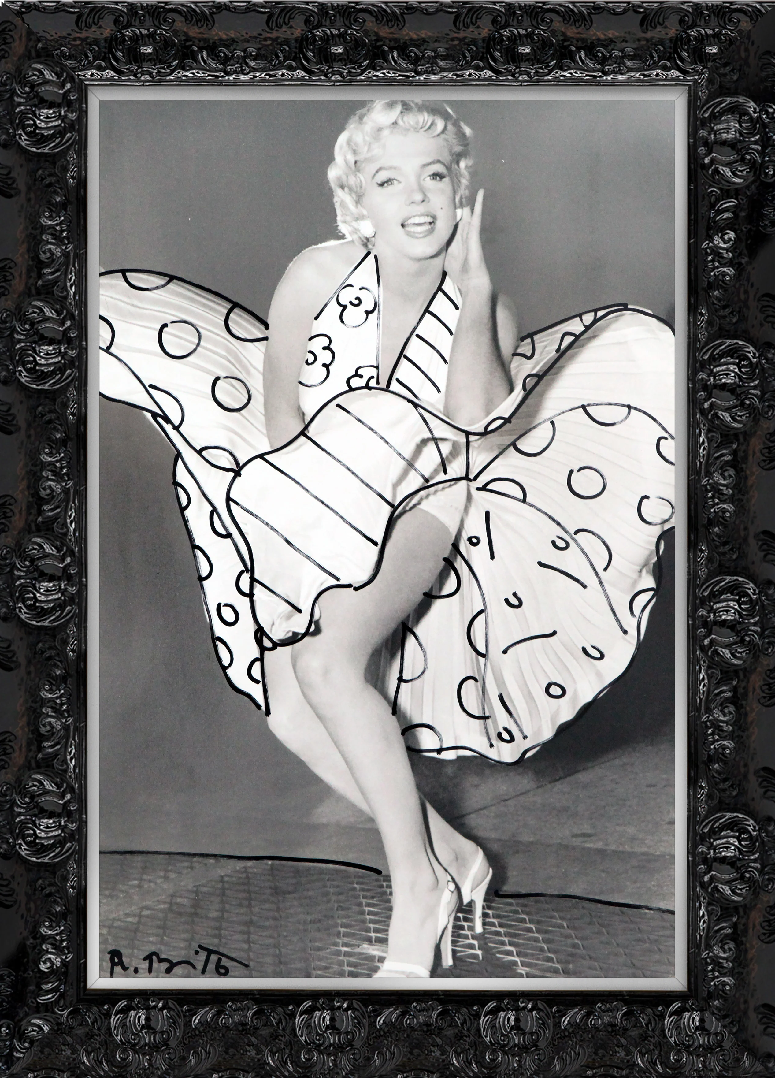 Marilyn Monroe - Mixed Media Original - Image 12