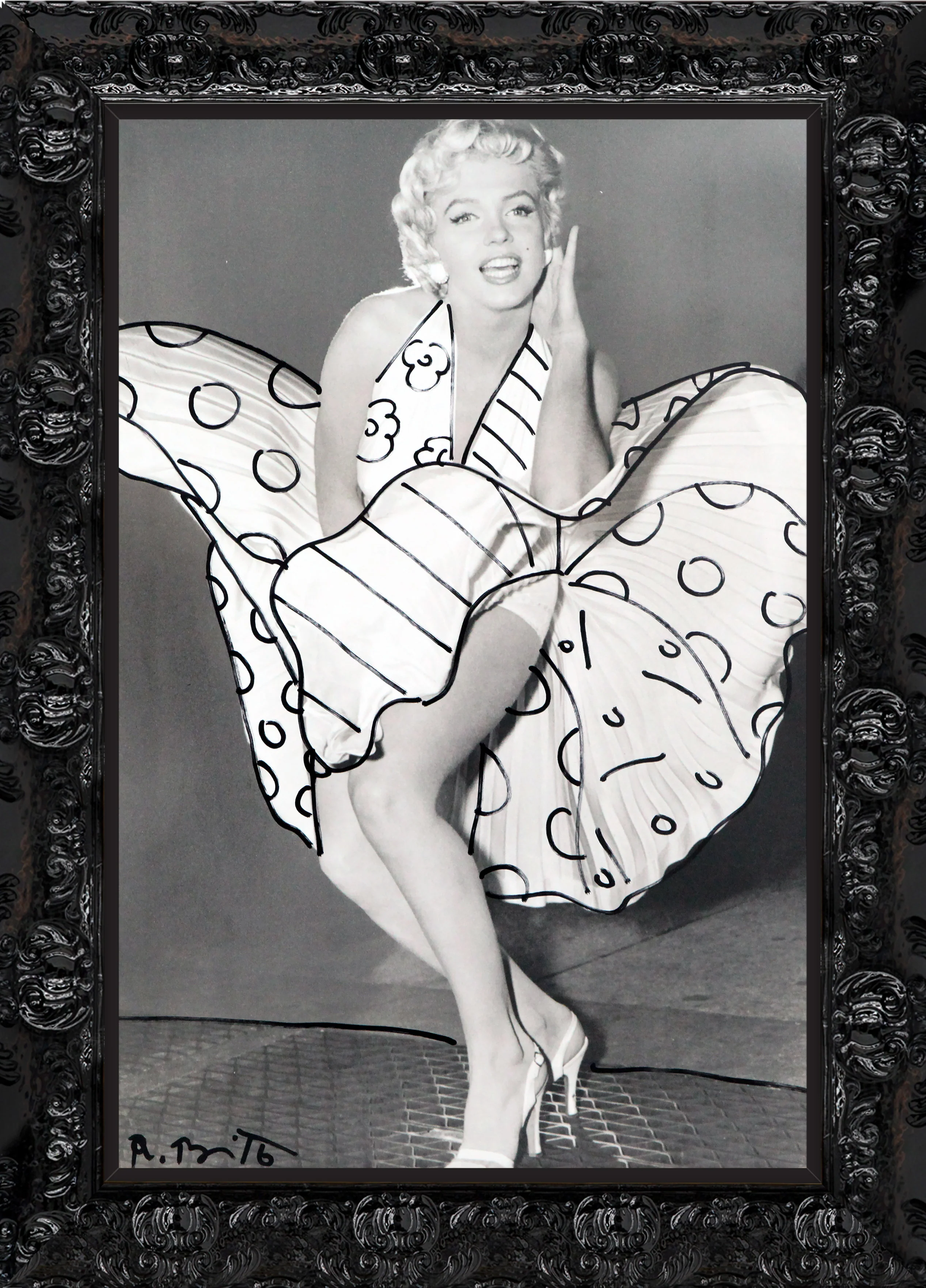 Marilyn Monroe - Mixed Media Original - Image 13